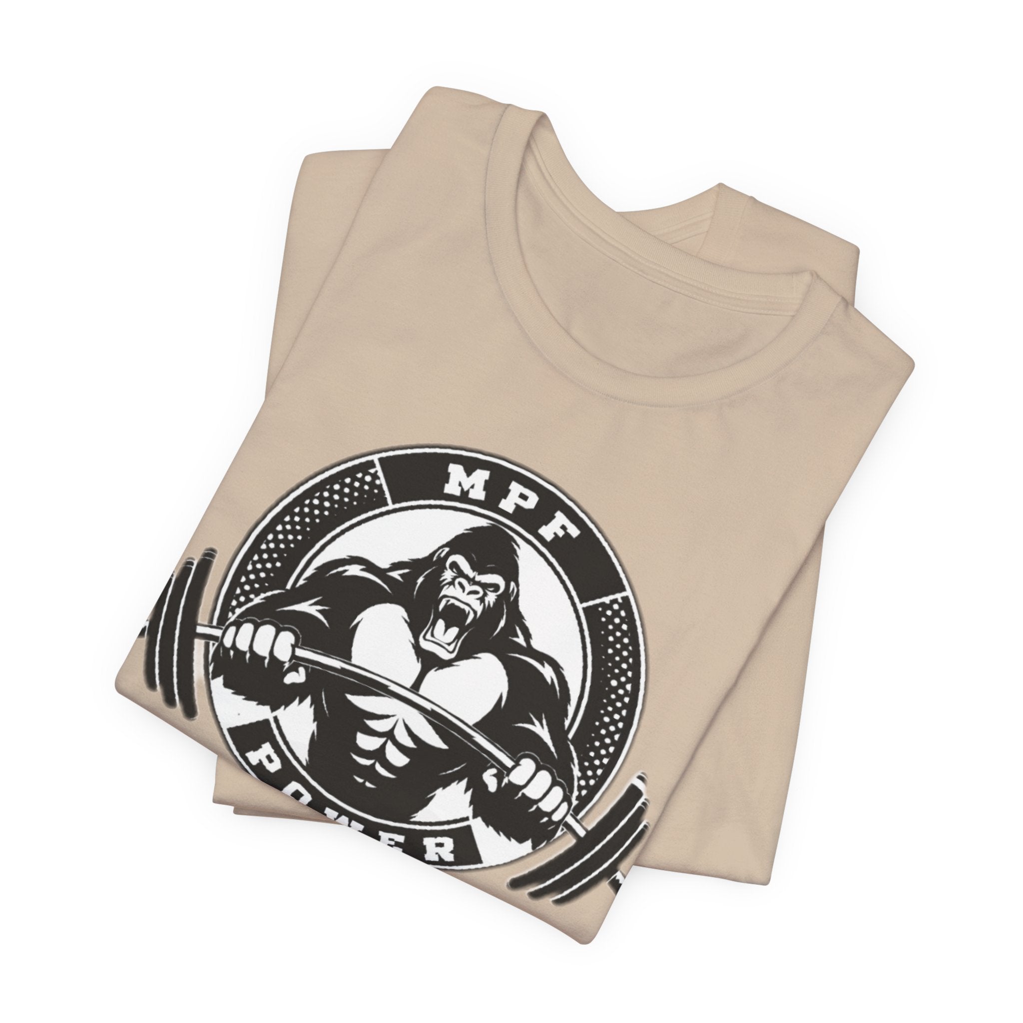 Muscle Power Gym Tee | Unisex Short Sleeve Workout Shirt