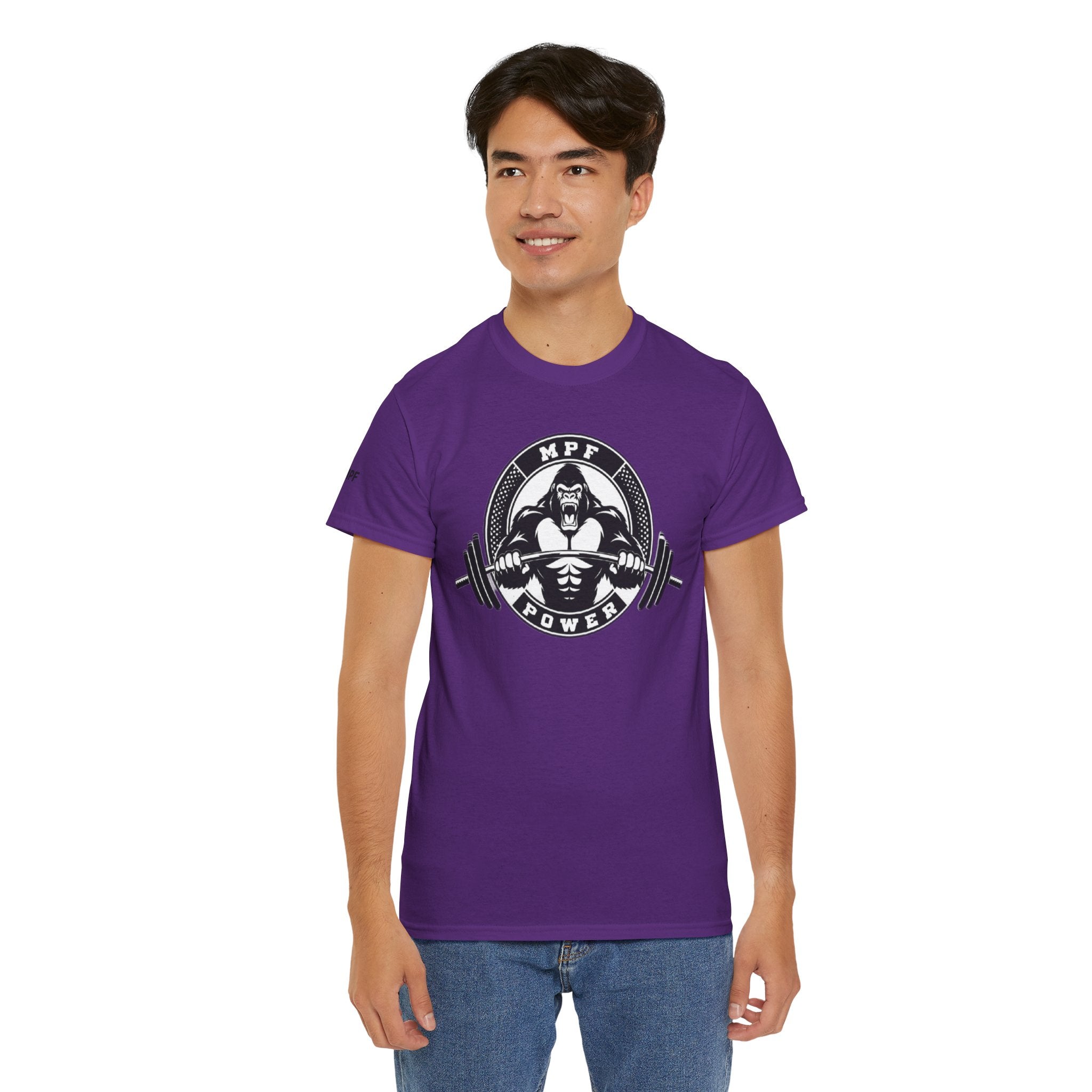 Gorilla Power Tee — Gym Weightlifting Workout Shirt