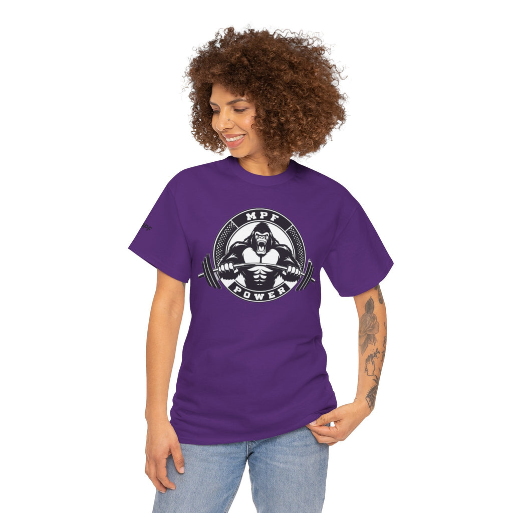 Gorilla Power Tee — Gym Weightlifting Workout Shirt