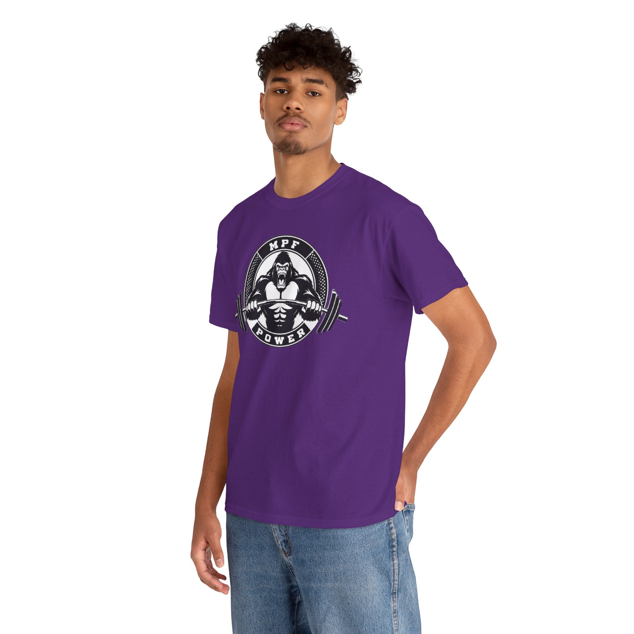 Gorilla Power Tee — Gym Weightlifting Workout Shirt