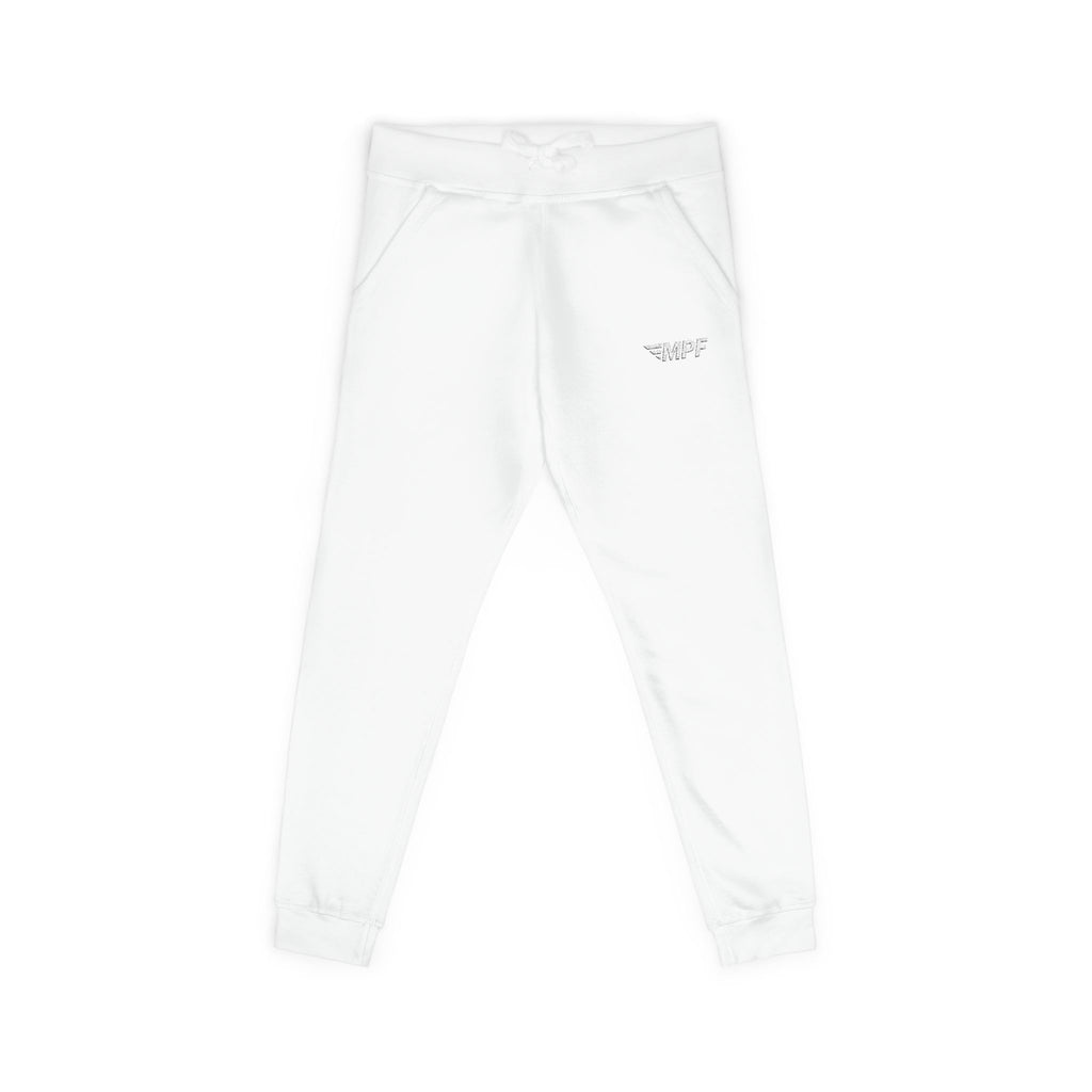 Cozy Embroidered Unisex Fleece Sweatpants for Relaxation, Comfortable Loungewear, Casual Outfits, Perfect Gift for Friends