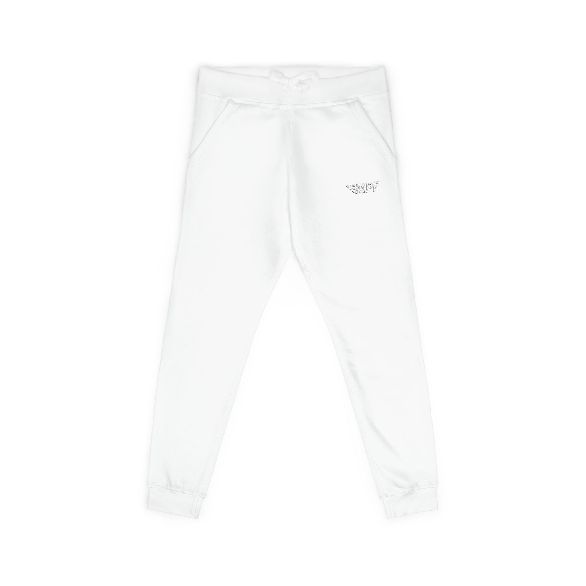 Cozy Embroidered Unisex Fleece Sweatpants for Relaxation, Comfortable Loungewear, Casual Outfits, Perfect Gift for Friends