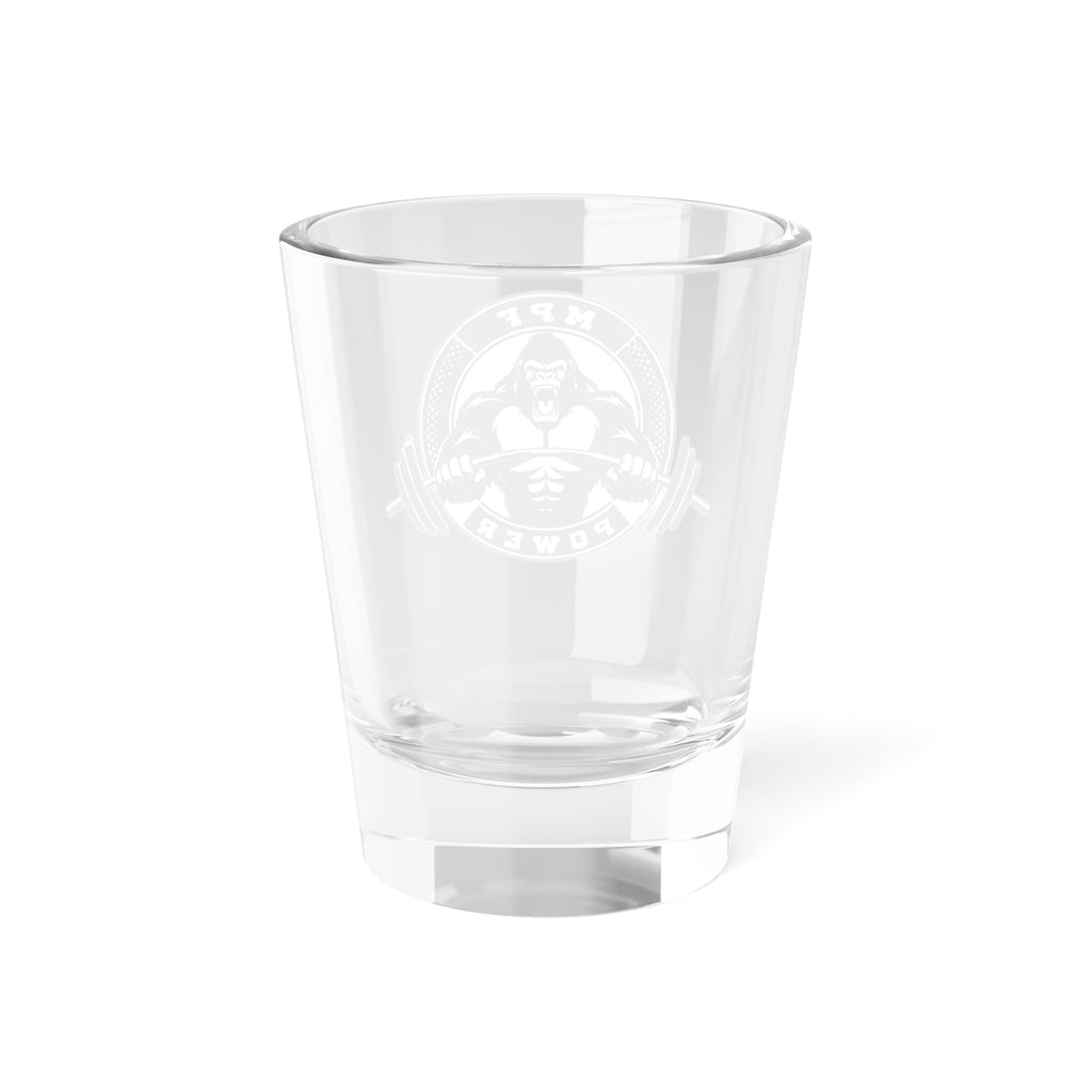 MPF Power Shot Glass - 5oz Weightlifting Drinkware for Gym Lovers