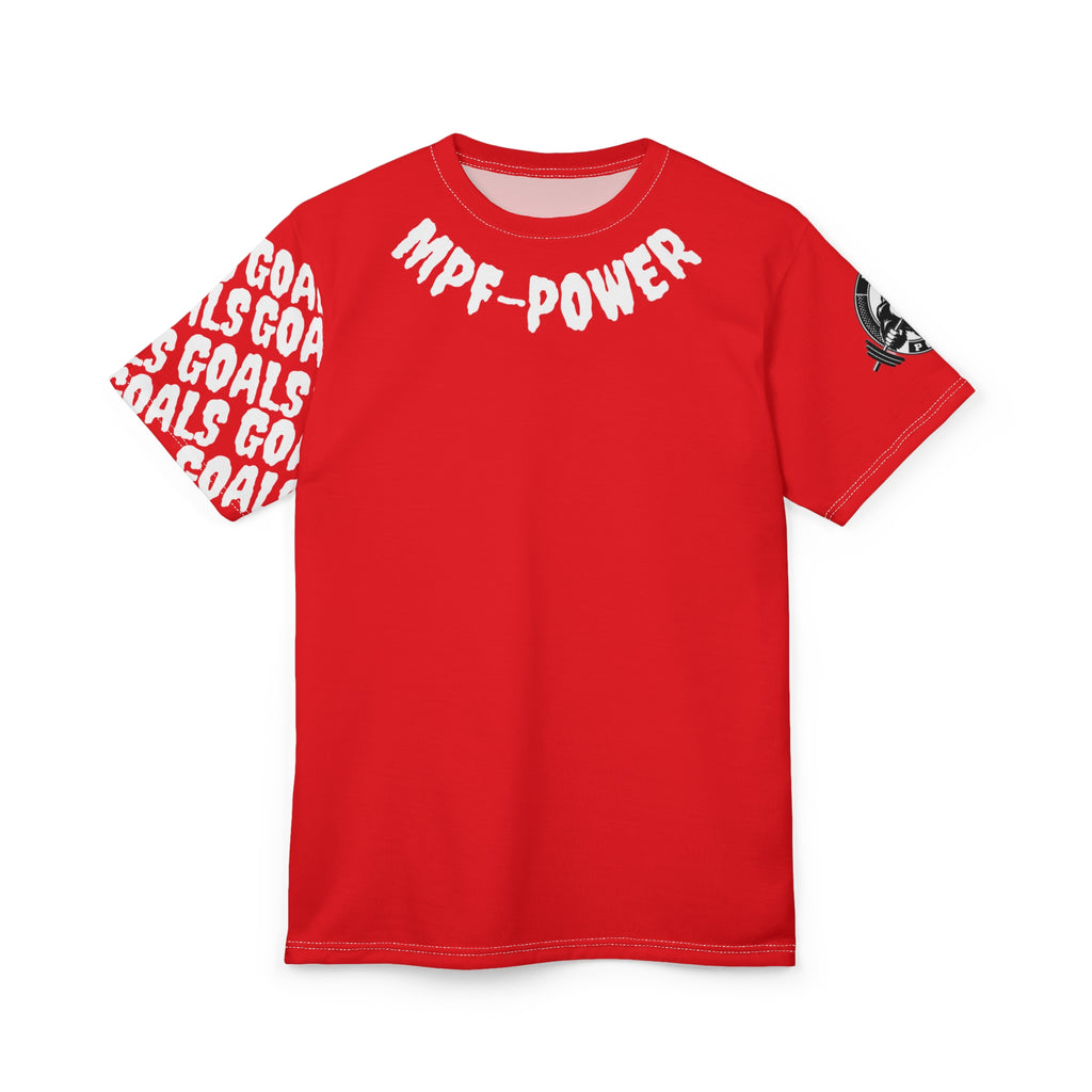Goals Motivational Unisex Cut & Sew Tee - MPF Power Goals