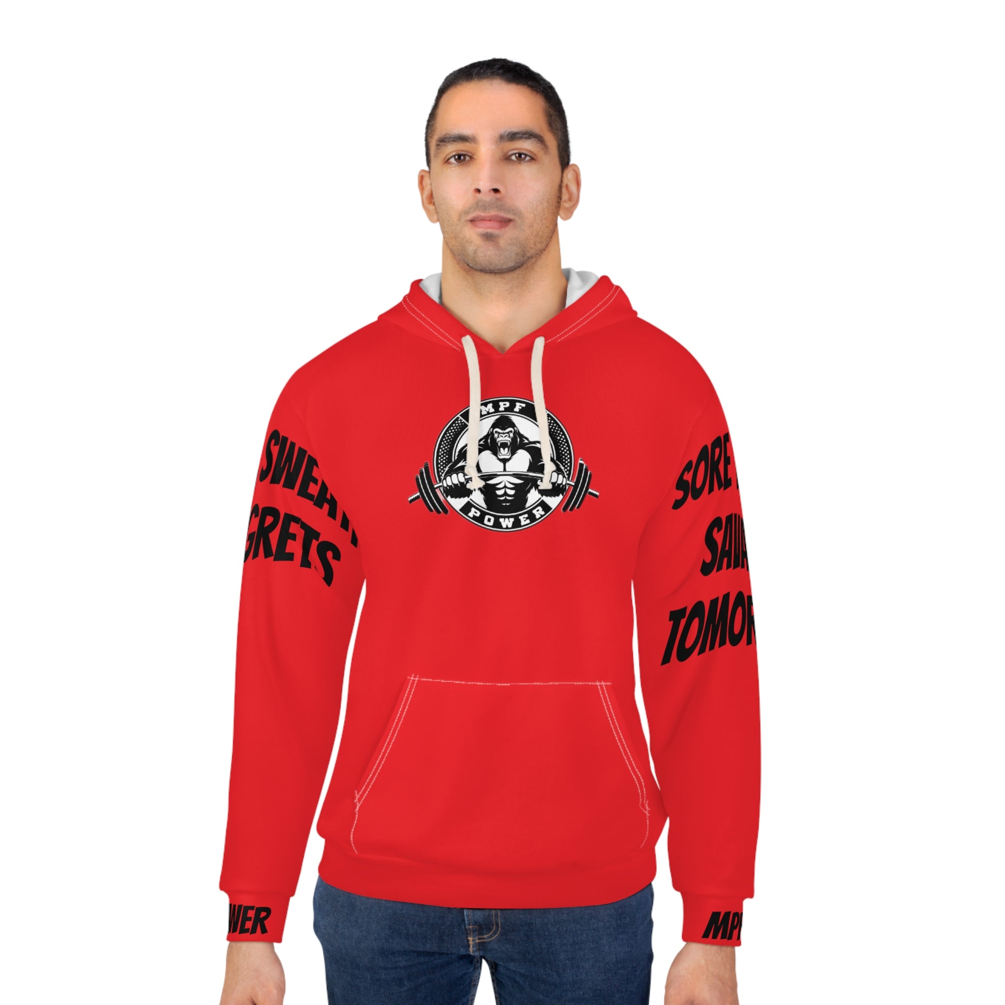 PR Hoodie | Fitness, Gym, Weightlifting, Unisex, Activewear, Training
