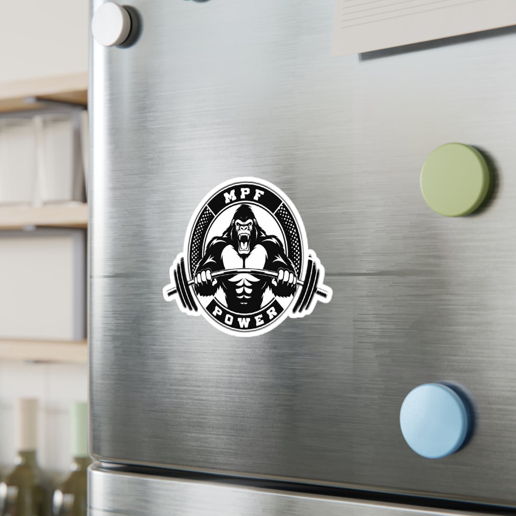 Power Gorilla Vinyl Decals | Strength Training Stickers for Gym Lovers | Motivational Home Decor, Workout Gifts, Sports Enthusiasts