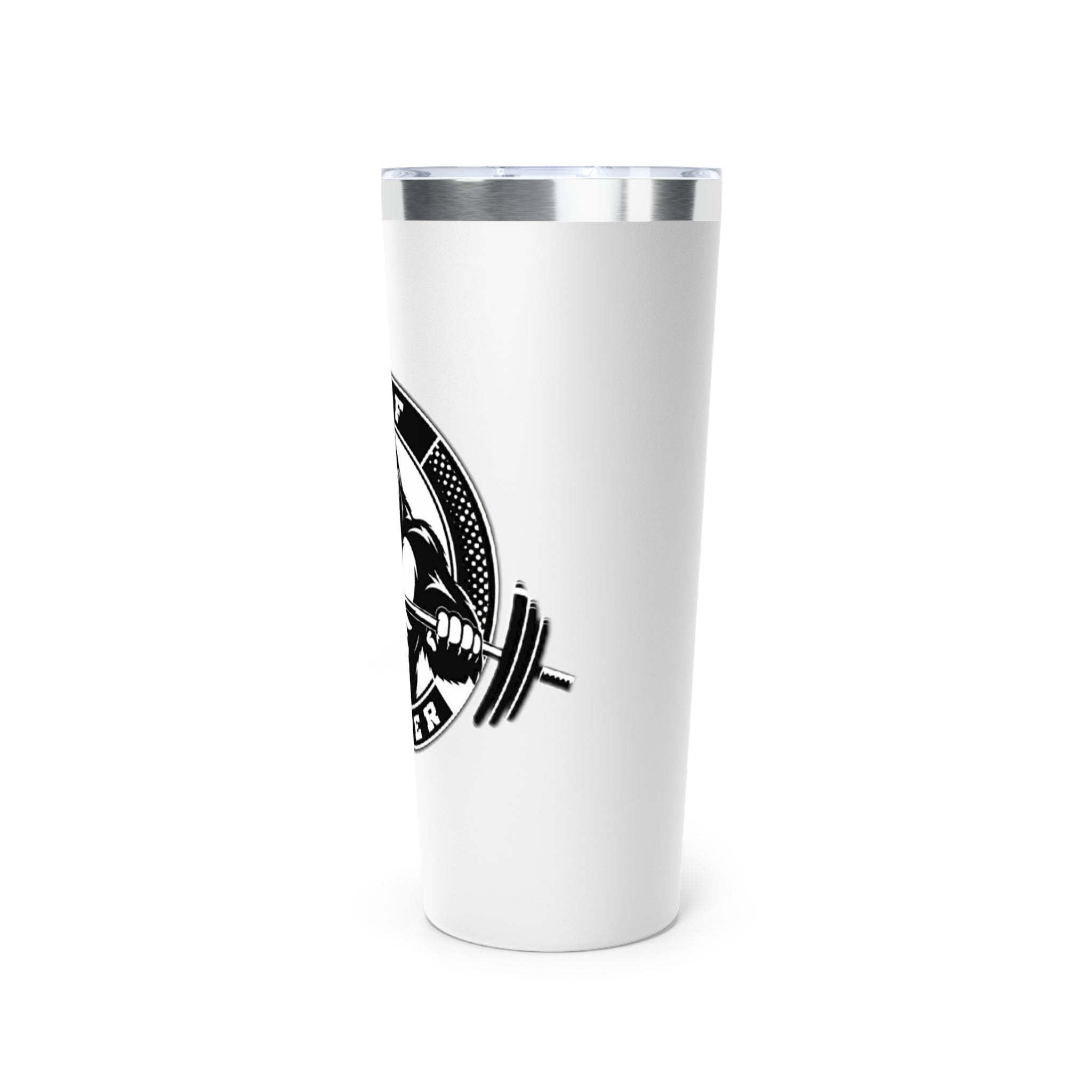 MPF Muscle Motif Insulated Tumbler - Unique Gift for Fitness Enthusiasts, Gym Lovers, Power Lifting, Motivational Drinkware, Sporty Travel Mug
