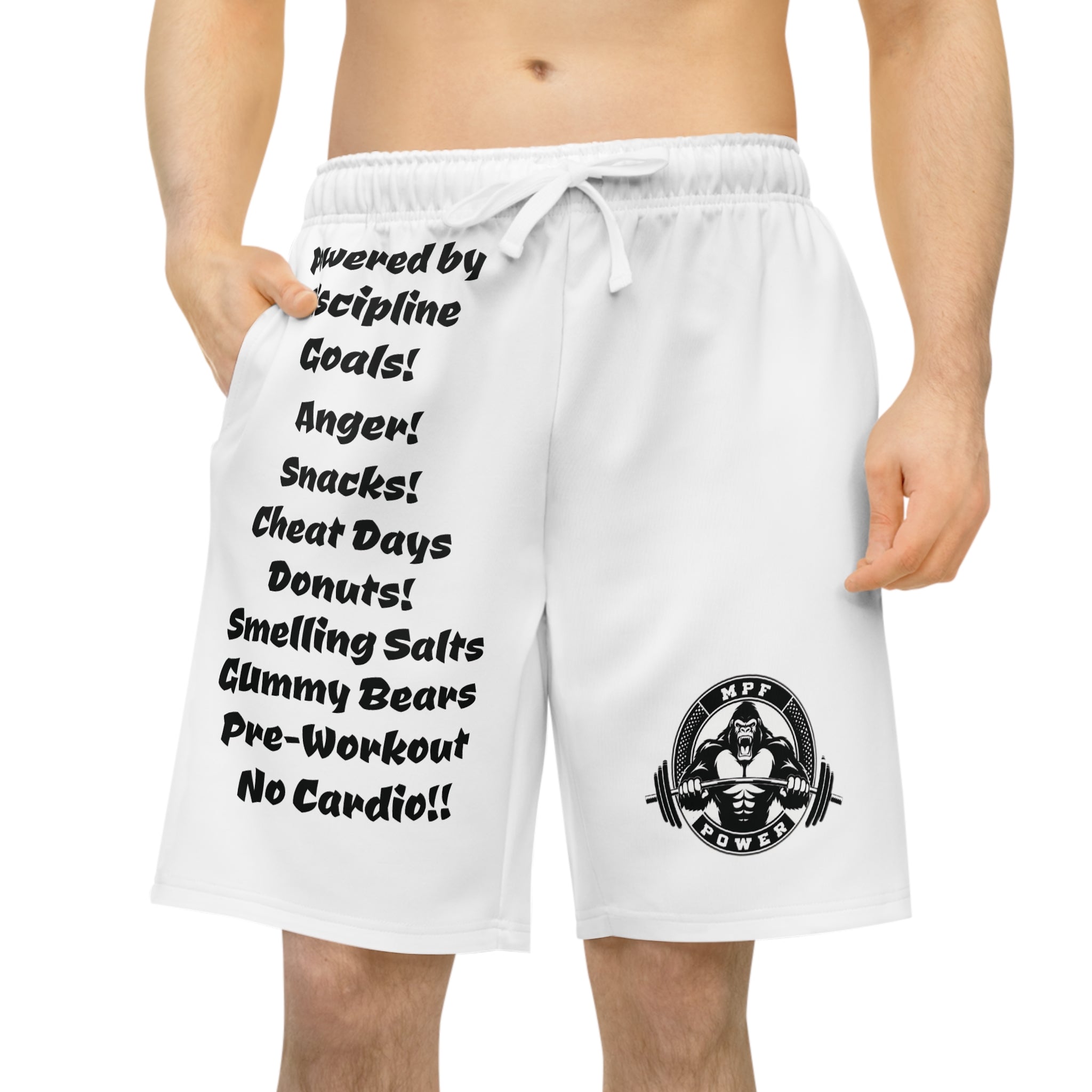 Gym Feelings Men's Athletic Long Shorts - Lift Heavy Training Wear