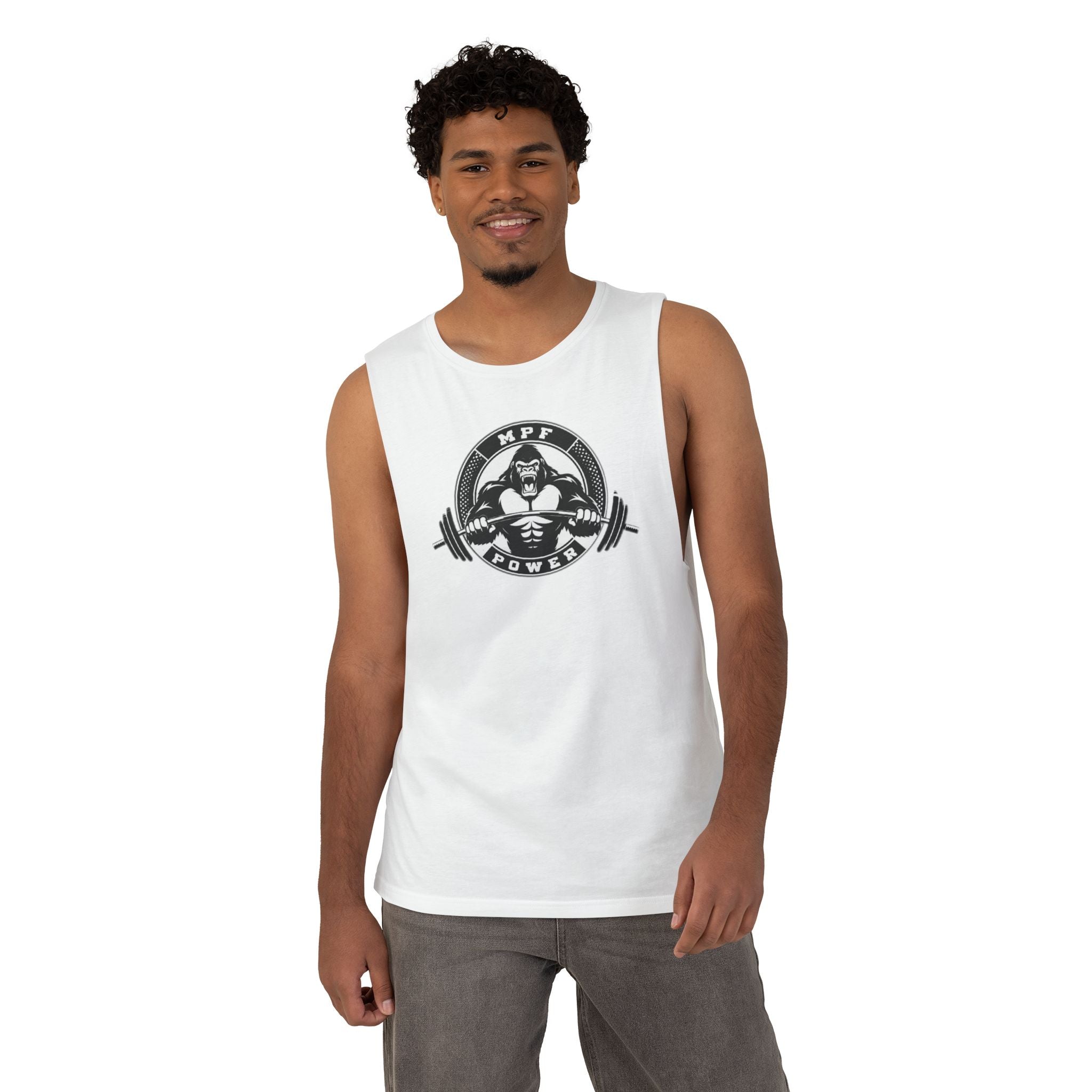 MPF Power Unisex Tank Top - Gym Workout Sleeveless Tee