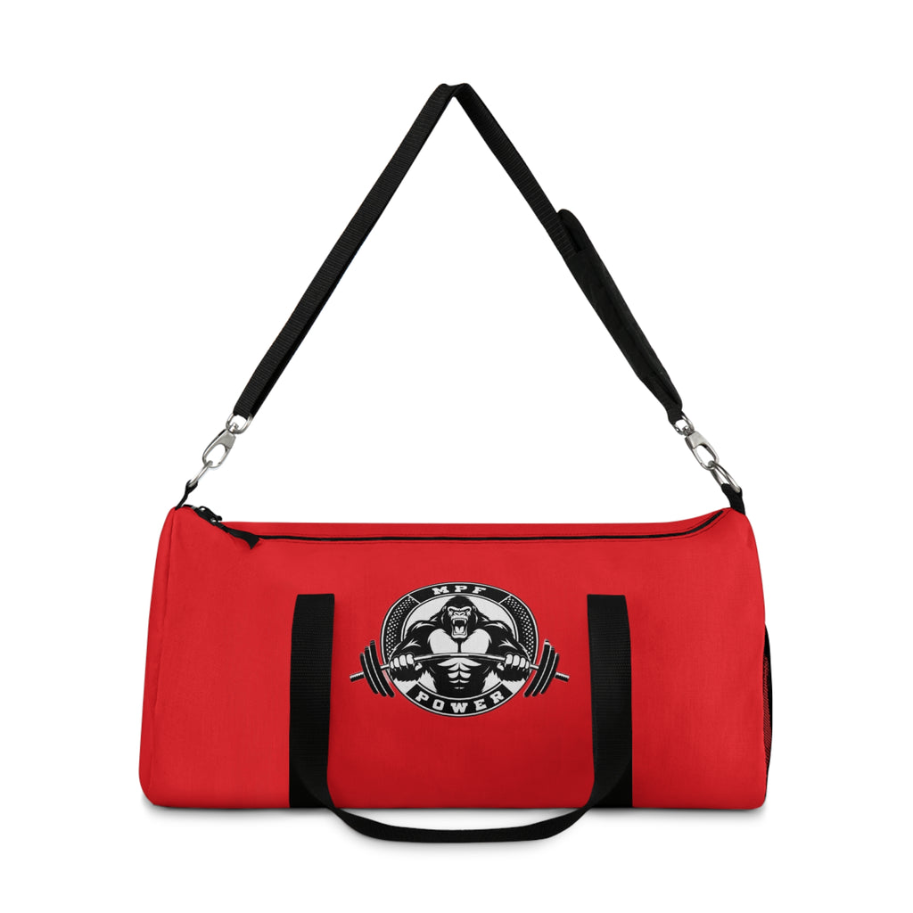 MPF Power Red Duffel Bag - Perfect for Gym & Travel