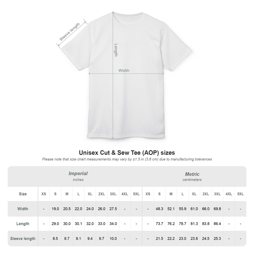 Goals Motivational Unisex Cut & Sew Tee - MPF Power Goals