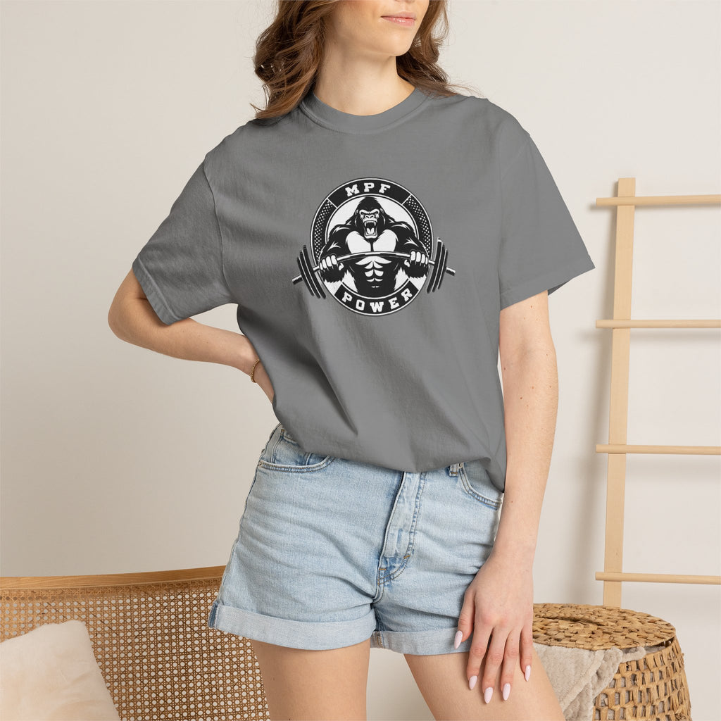 MPF-POWER Logo Garment-Dyed T-shirt