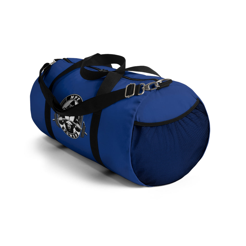 MPF Power Blue Duffel Bag - Perfect for Gym & Travel