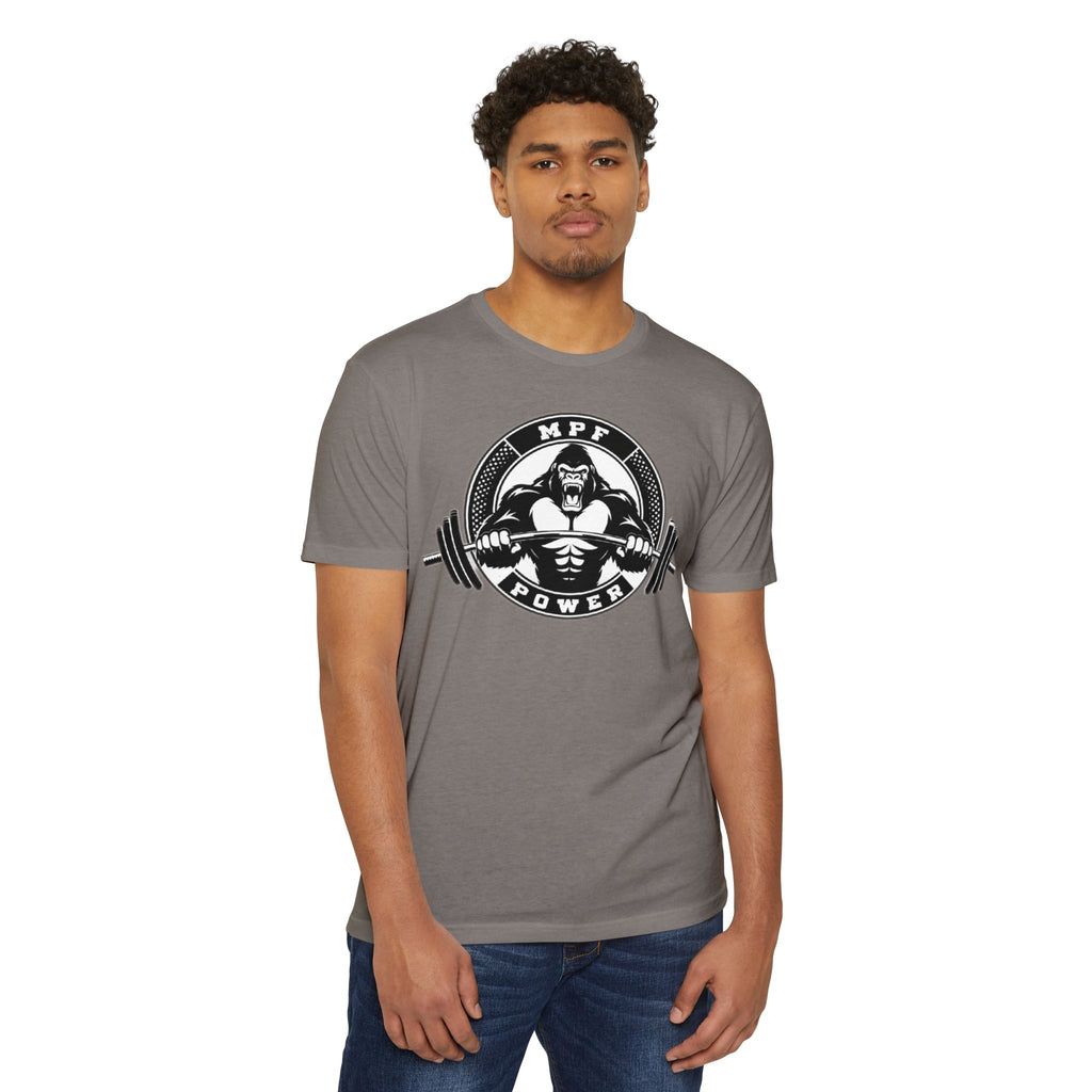 MPF Power Weightlifting T-Shirt — Gorilla Barbell Gym Tee