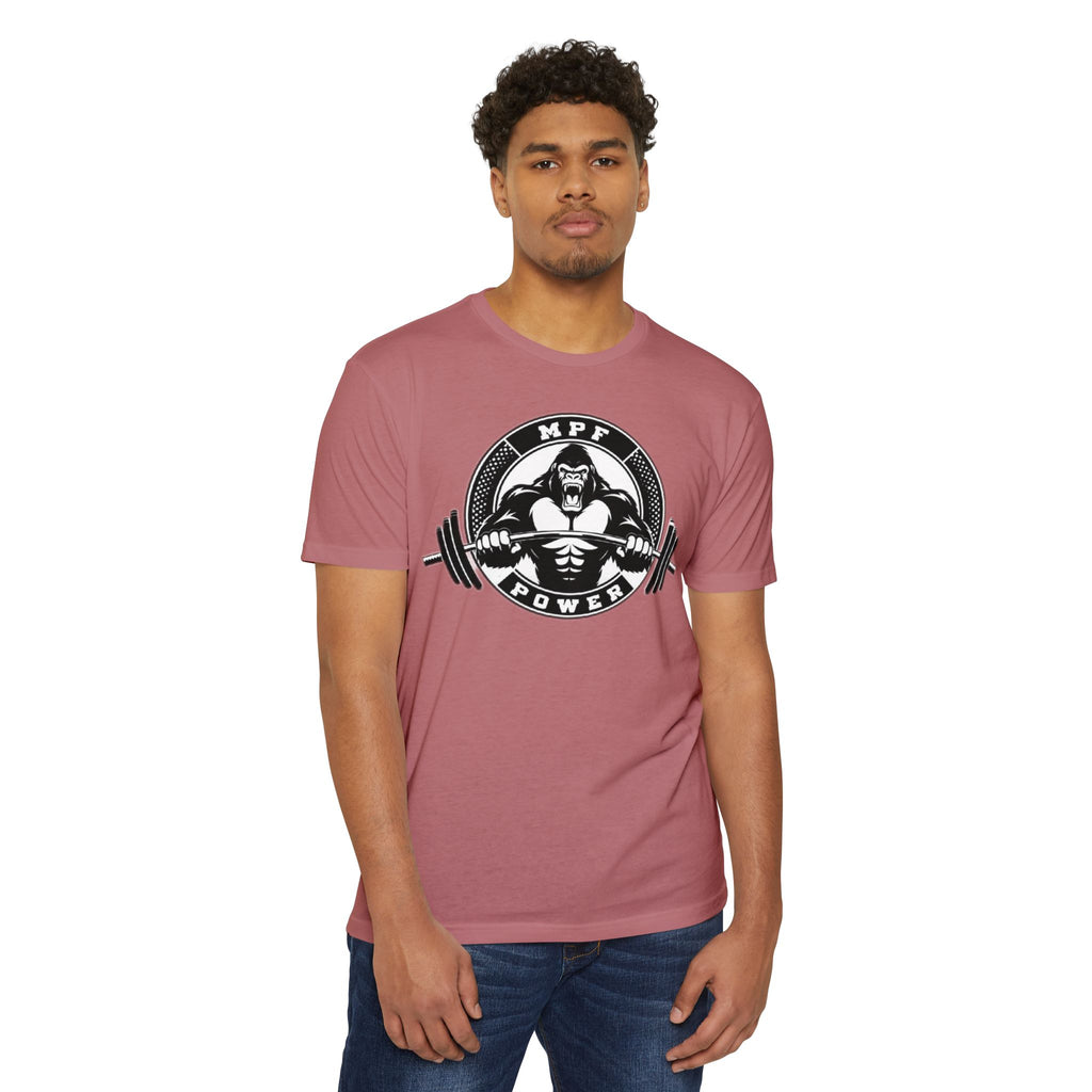 MPF Power Weightlifting T-Shirt — Gorilla Barbell Gym Tee