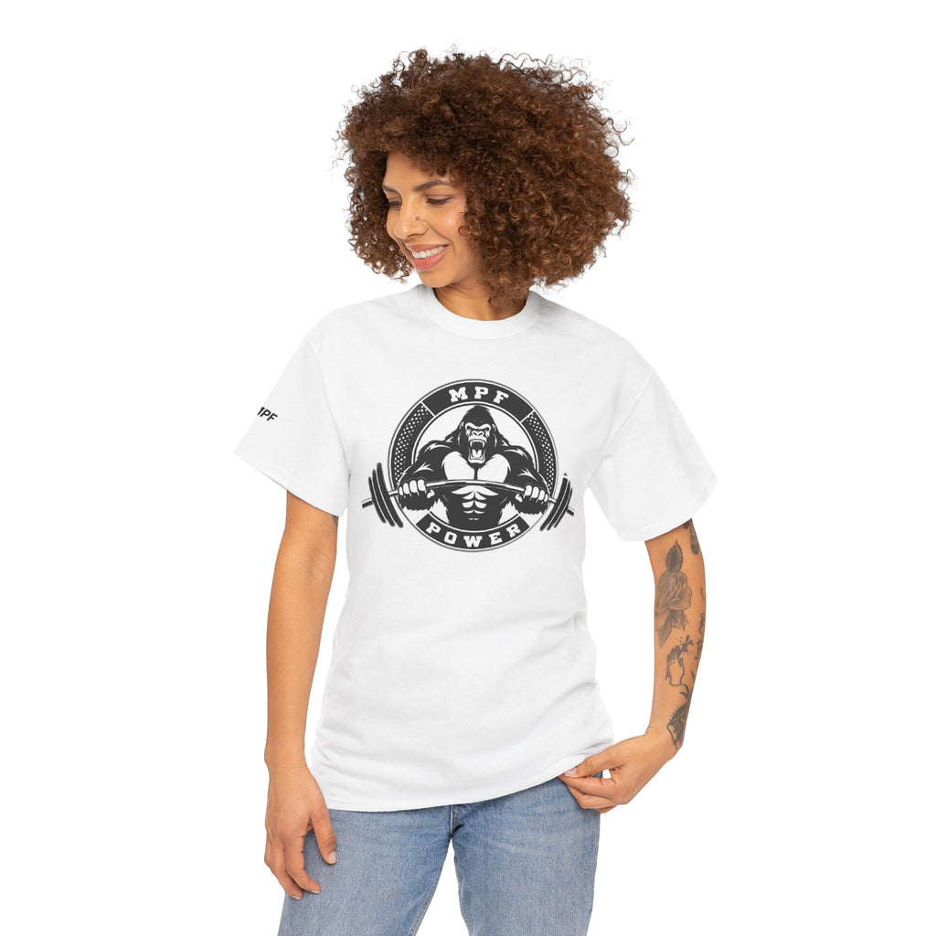 Gorilla Power Tee — Gym Weightlifting Workout Shirt