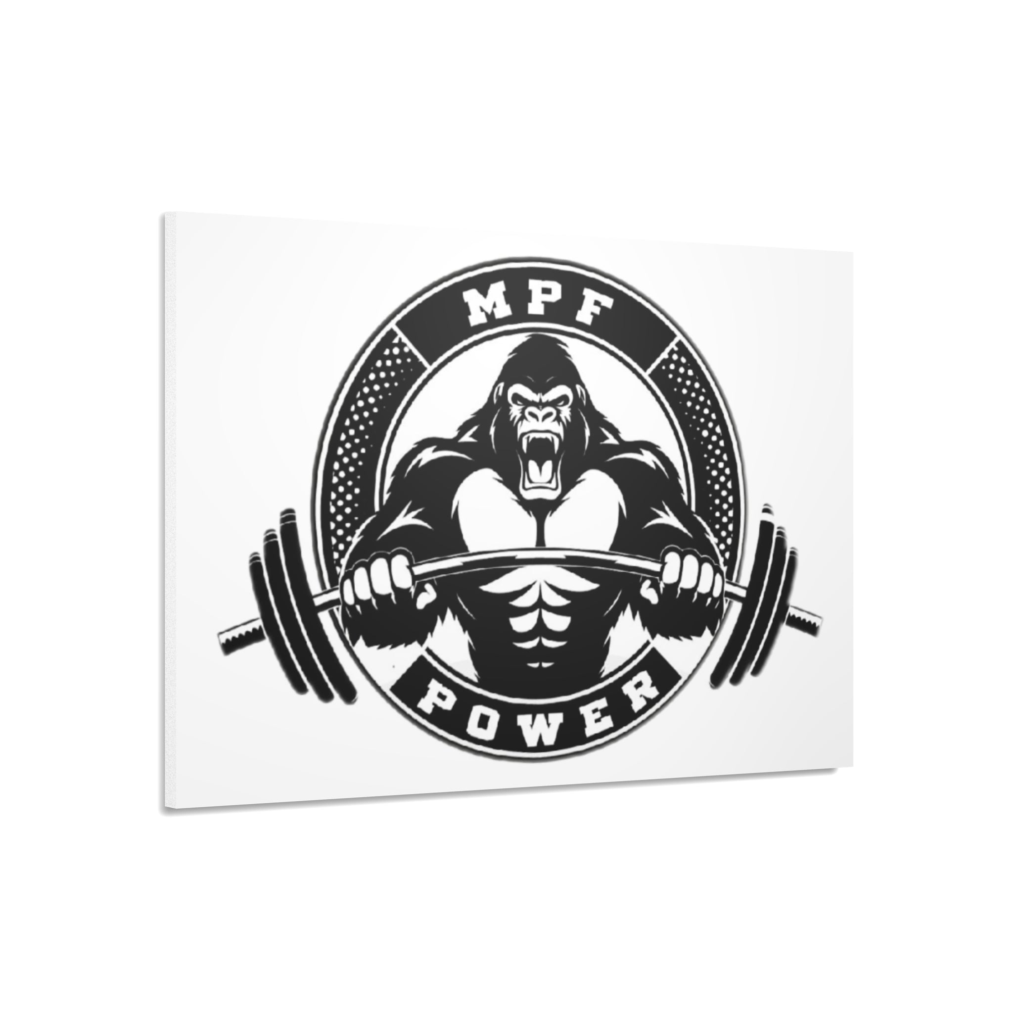 Powerlifting Foam Board Art | Gym Decor, Fitness Wall Art, Motivational Gym Decor, Weightlifting Wall Art, Powerlifting Motivational Sign