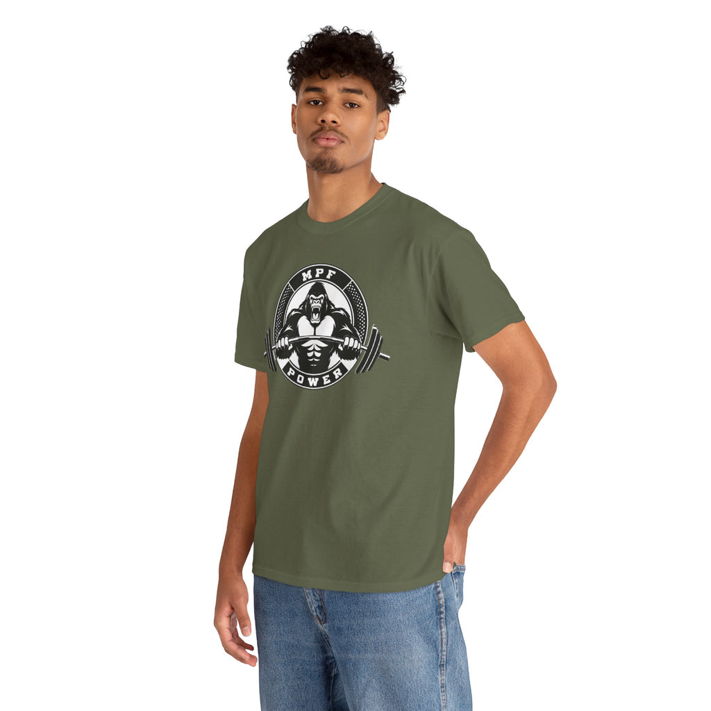 Gorilla Power Tee — Gym Weightlifting Workout Shirt