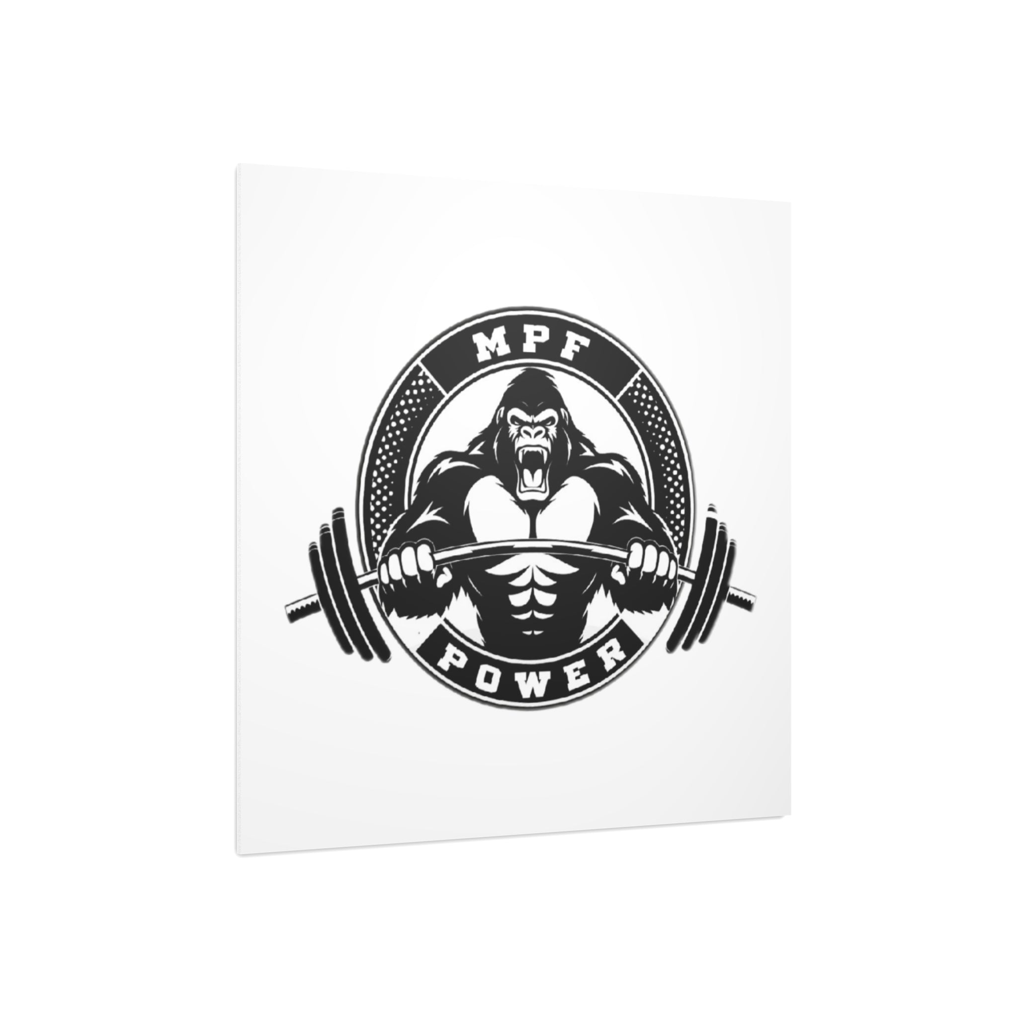 Powerlifting Foam Board Art | Gym Decor, Fitness Wall Art, Motivational Gym Decor, Weightlifting Wall Art, Powerlifting Motivational Sign