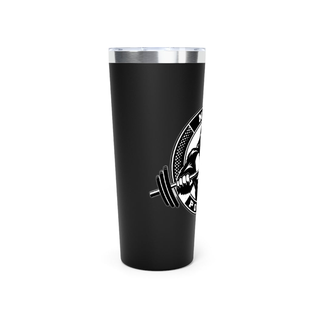 MPF Muscle Motif Insulated Tumbler - Unique Gift for Fitness Enthusiasts, Gym Lovers, Power Lifting, Motivational Drinkware, Sporty Travel Mug