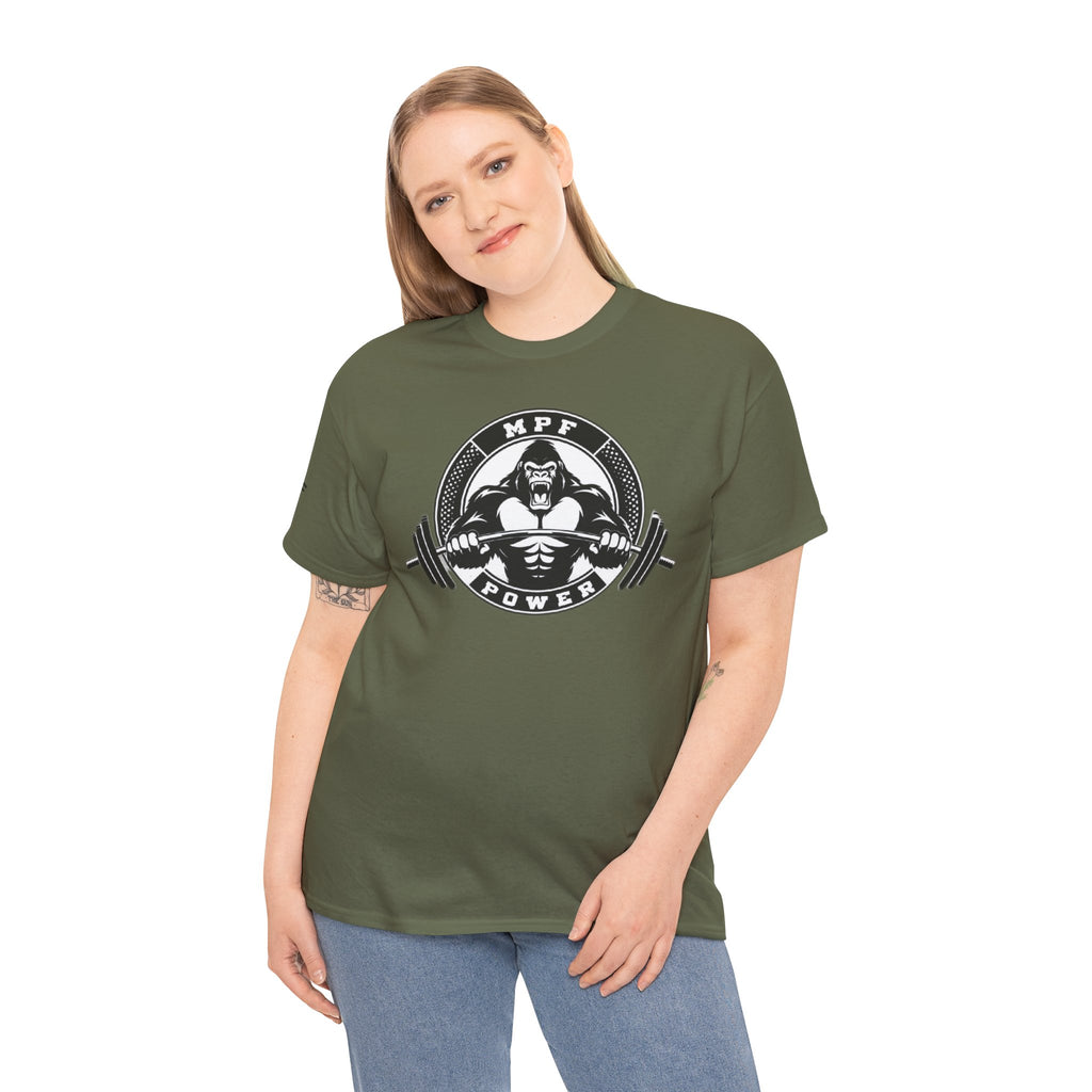 Gorilla Power Tee — Gym Weightlifting Workout Shirt