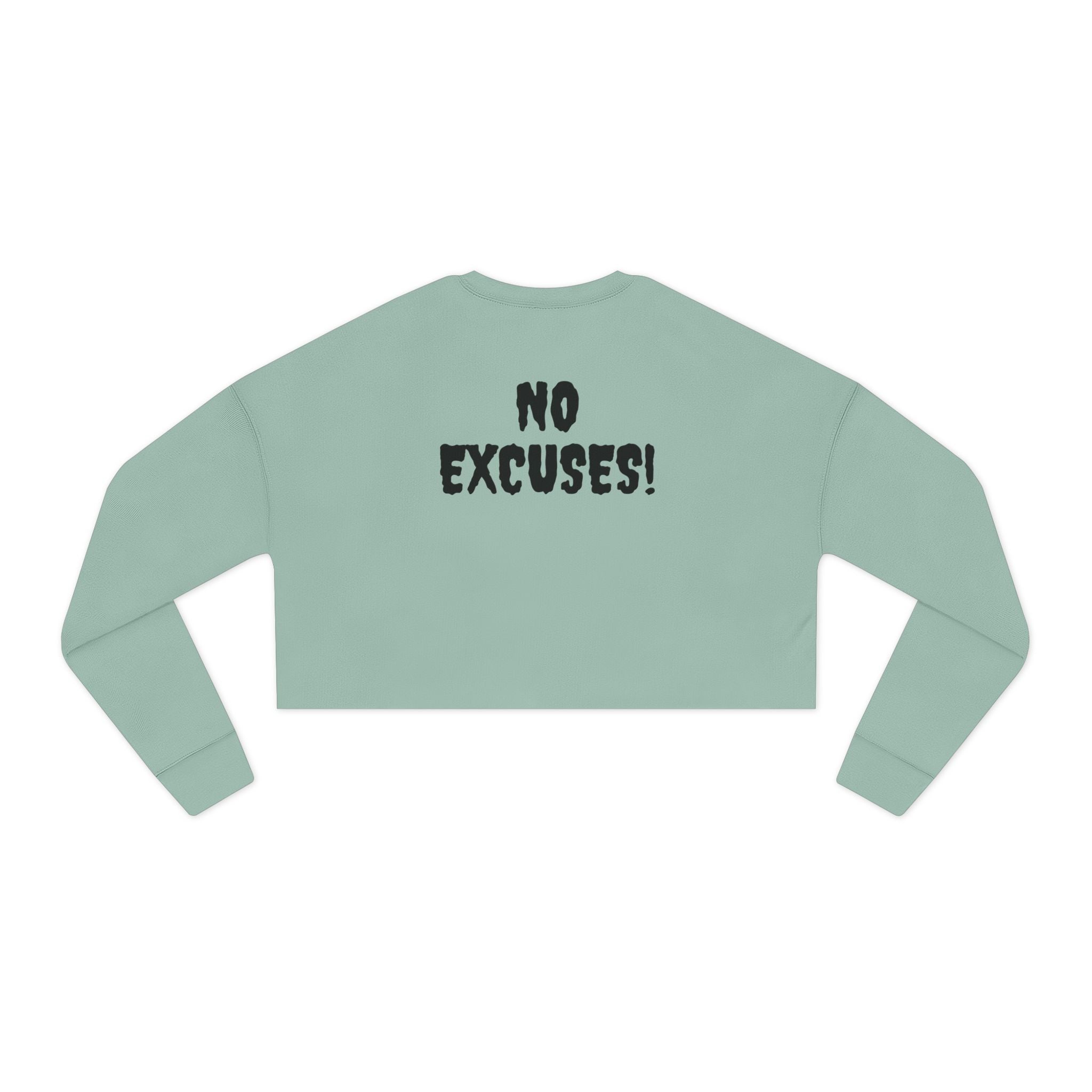 Empowered Women's Cropped Sweatshirt - Motivational Fitness Apparel
