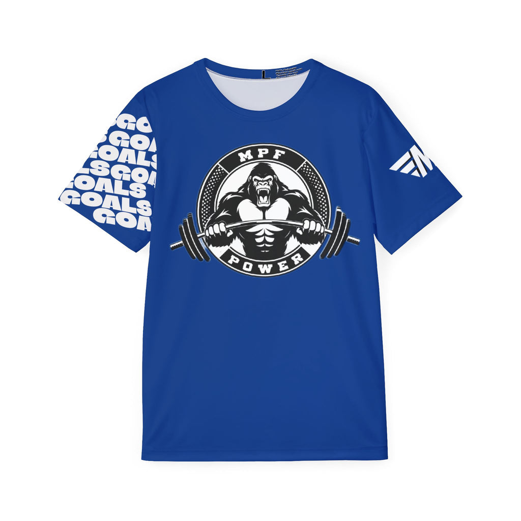 Blue Men's Sports Jersey – Goals & Victory Athletic Tee