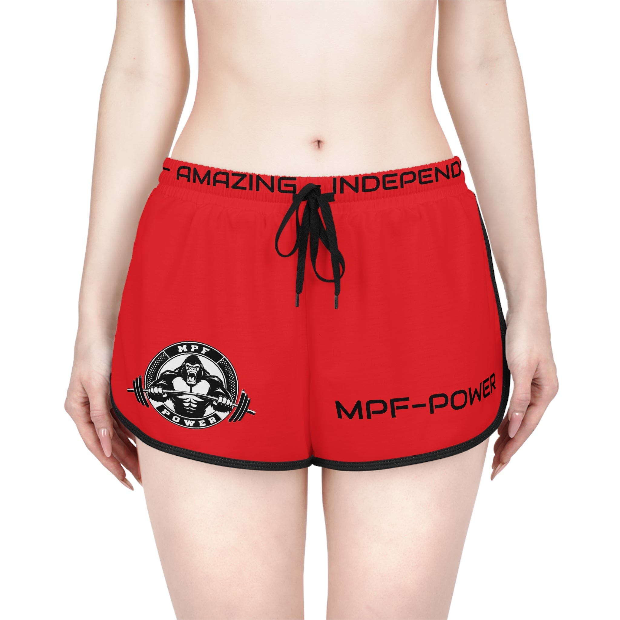 Copy of Empowering Women's Relaxed Workout Shorts | AOP, Gym, Fitness, Sportswear, Casual, Active Lifestyle