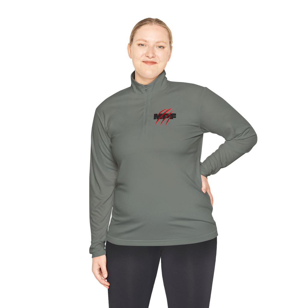 Muscle & Motivational Unisex Quarter-Zip Pullover - Fitness Apparel, Activewear, Workout Gear, Gym Style, Trendy Exercise Hoodie