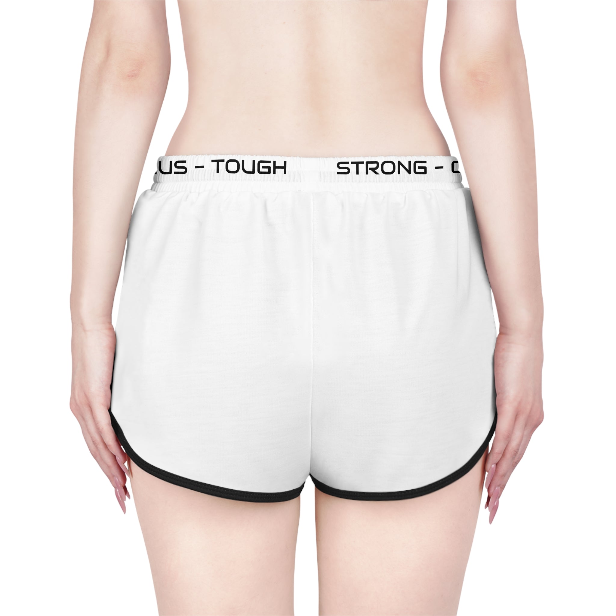 Empowering Women's Relaxed Workout Shorts | AOP, Gym, Fitness, Sportswear, Casual, Active Lifestyle