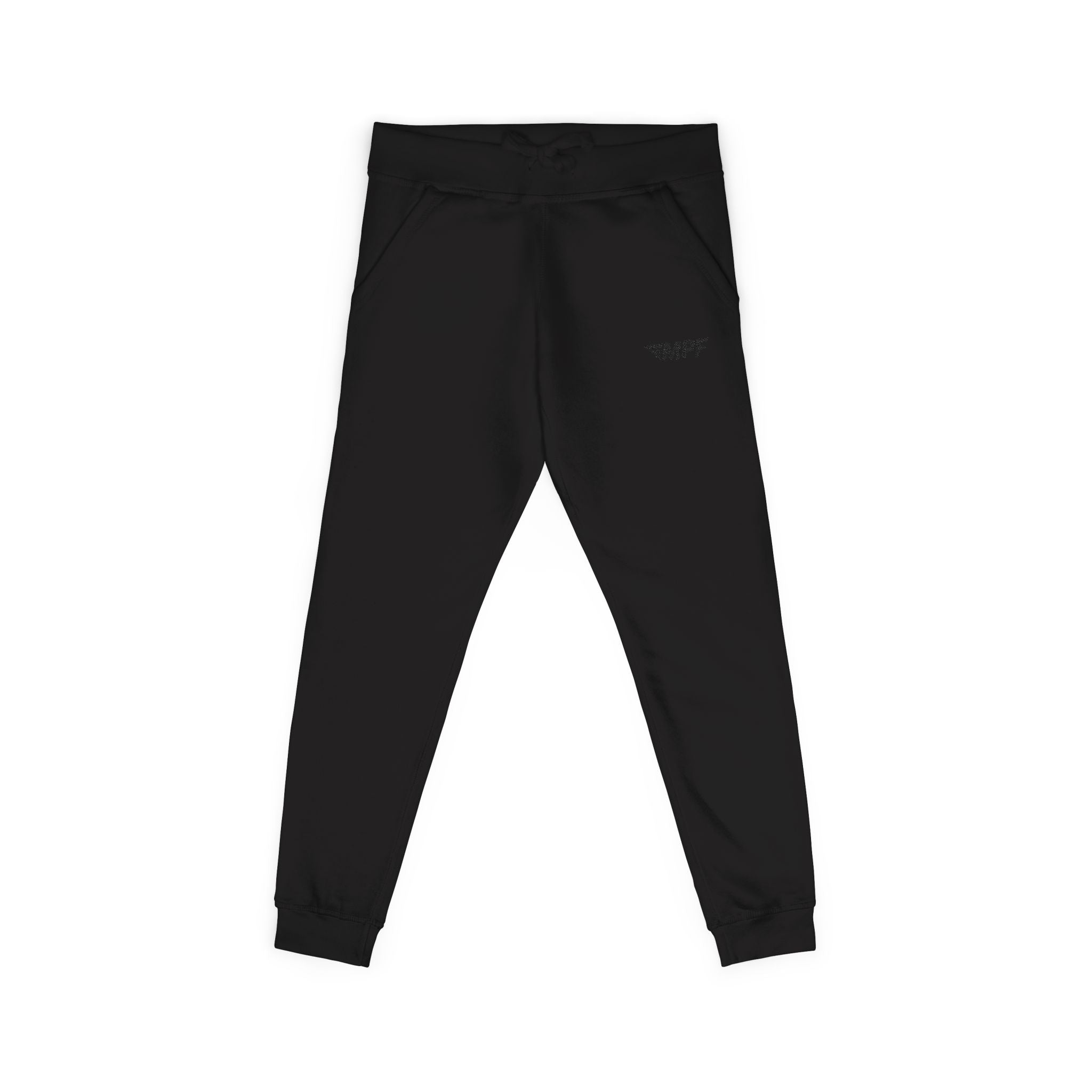 Cozy Embroidered Unisex Fleece Sweatpants for Relaxation, Comfortable Loungewear, Casual Outfits, Perfect Gift for Friends