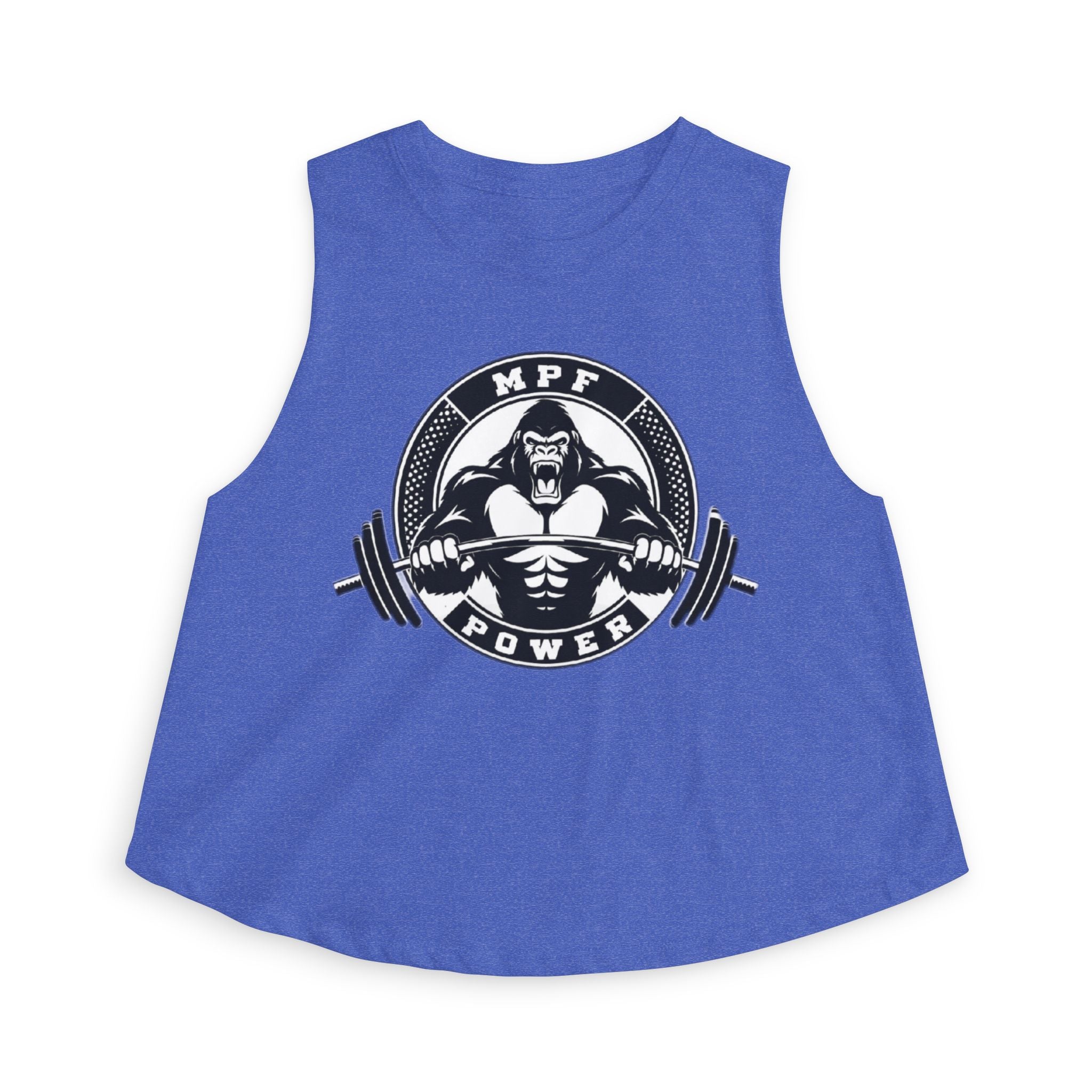 MPF Power Women's Crop Tank — Gorilla Barbell Fitness Top