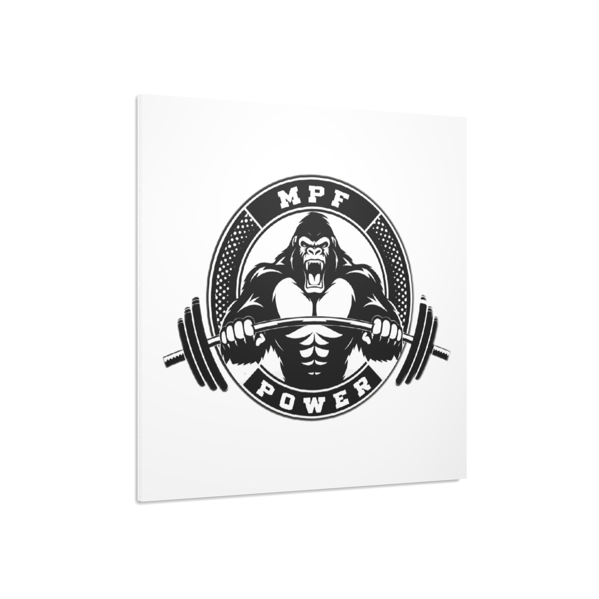 Powerlifting Foam Board Art | Gym Decor, Fitness Wall Art, Motivational Gym Decor, Weightlifting Wall Art, Powerlifting Motivational Sign