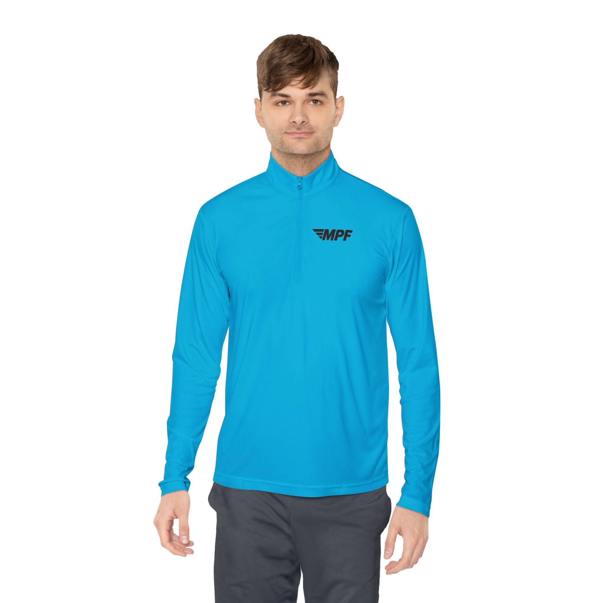 Muscle & Motivational Unisex Quarter-Zip Pullover - Fitness Apparel, Activewear, Workout Gear, Gym Style, Trendy Exercise Hoodie