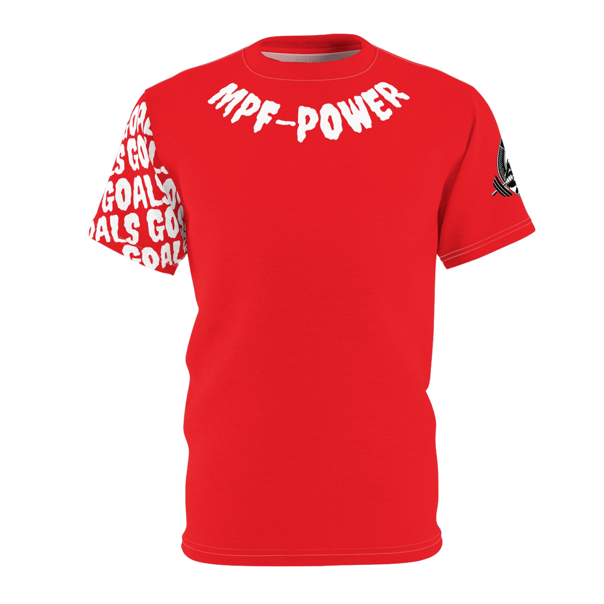 Goals Motivational Unisex Cut & Sew Tee - MPF Power Goals