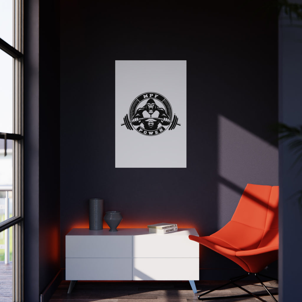 Powerlifting Foam Board Art | Gym Decor, Fitness Wall Art, Motivational Gym Decor, Weightlifting Wall Art, Powerlifting Motivational Sign