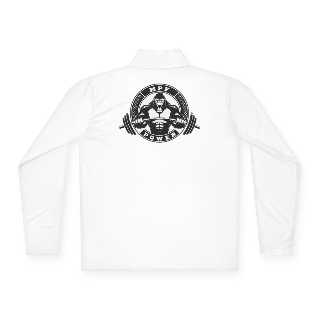 Muscle & Motivational Unisex Quarter-Zip Pullover - Fitness Apparel, Activewear, Workout Gear, Gym Style, Trendy Exercise Hoodie