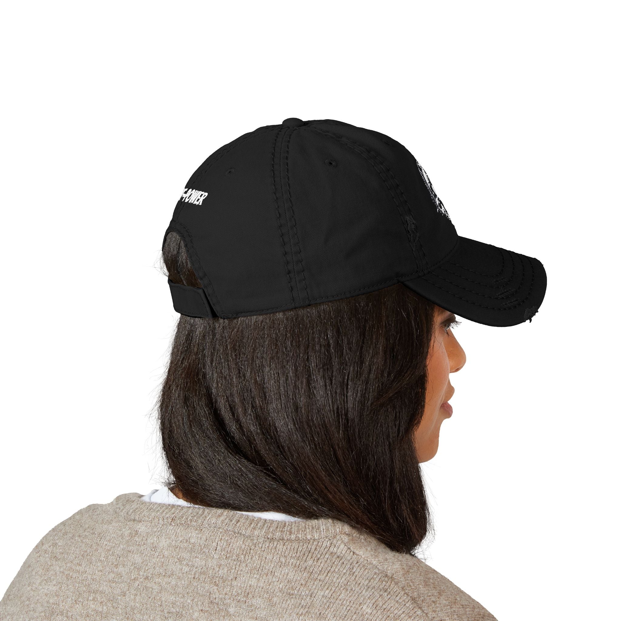 Vintage Distressed Dad Hat with Embroidery - Perfect for Fitness Enthusiasts