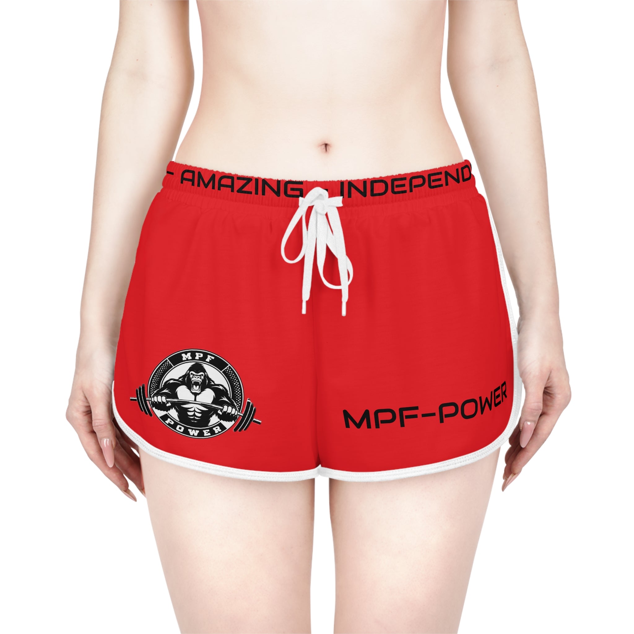 Copy of Empowering Women's Relaxed Workout Shorts | AOP, Gym, Fitness, Sportswear, Casual, Active Lifestyle