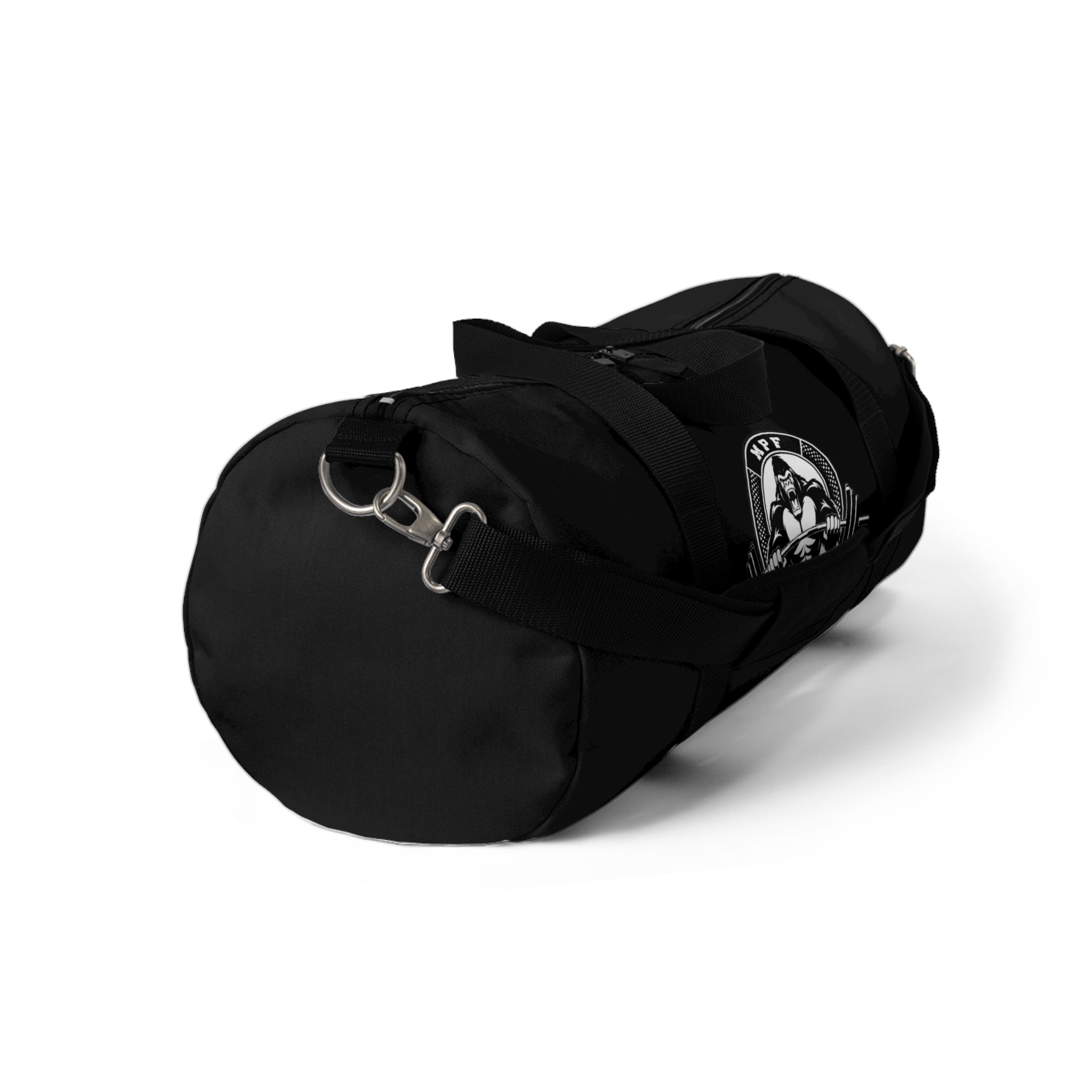 MPF Power Black Duffel Bag - Perfect for Gym & Travel
