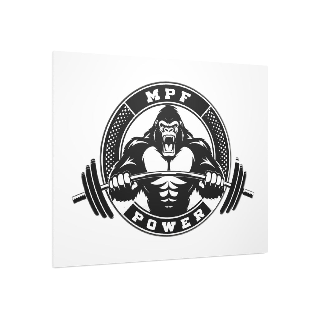 Powerlifting Foam Board Art | Gym Decor, Fitness Wall Art, Motivational Gym Decor, Weightlifting Wall Art, Powerlifting Motivational Sign