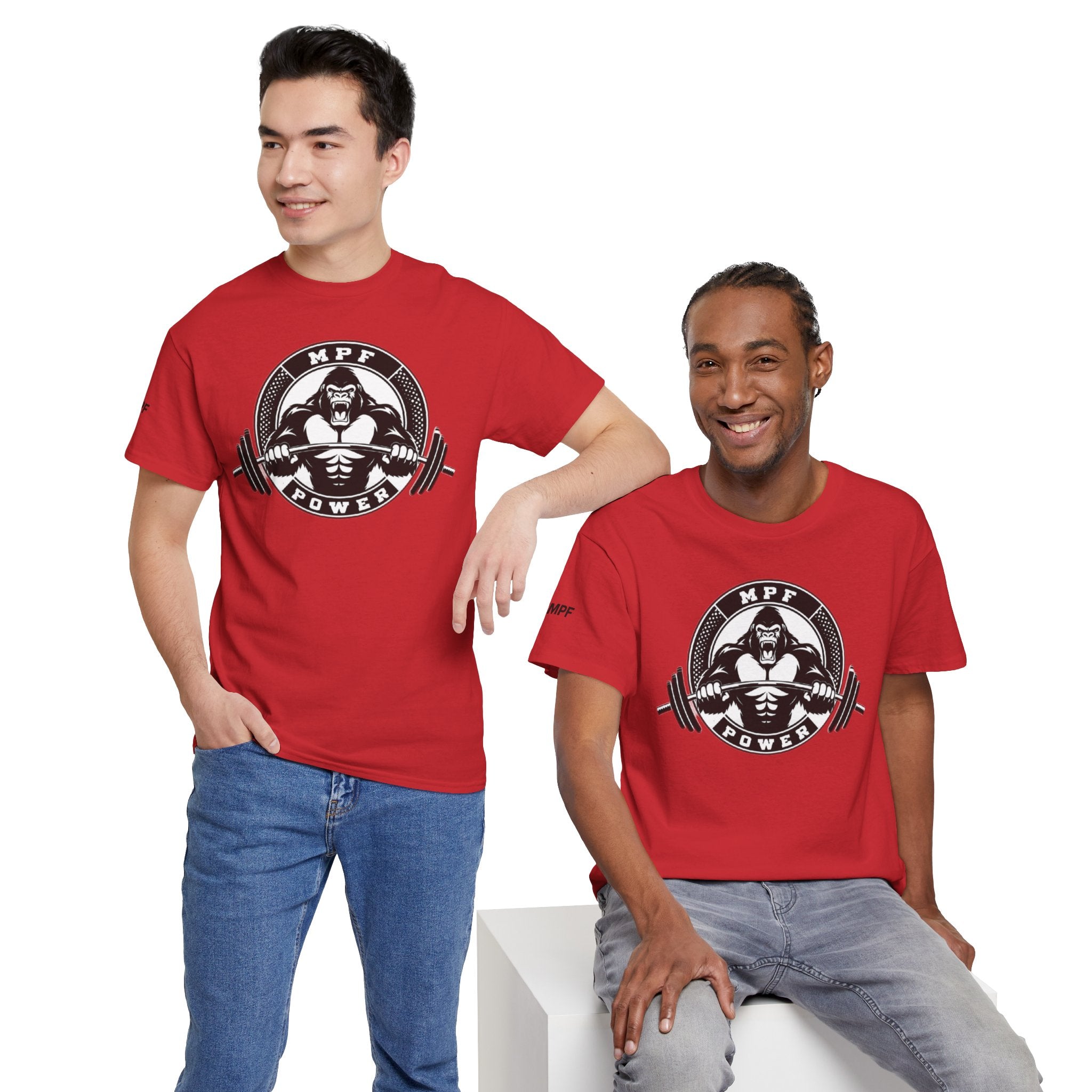 Gorilla Power Tee — Gym Weightlifting Workout Shirt