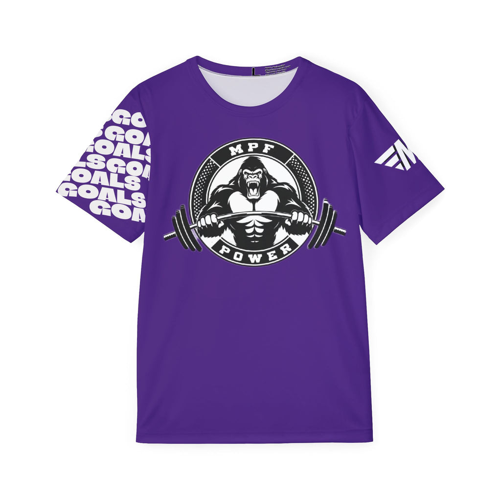 Purple Men's Sports Jersey – Goals & Victory Athletic Tee