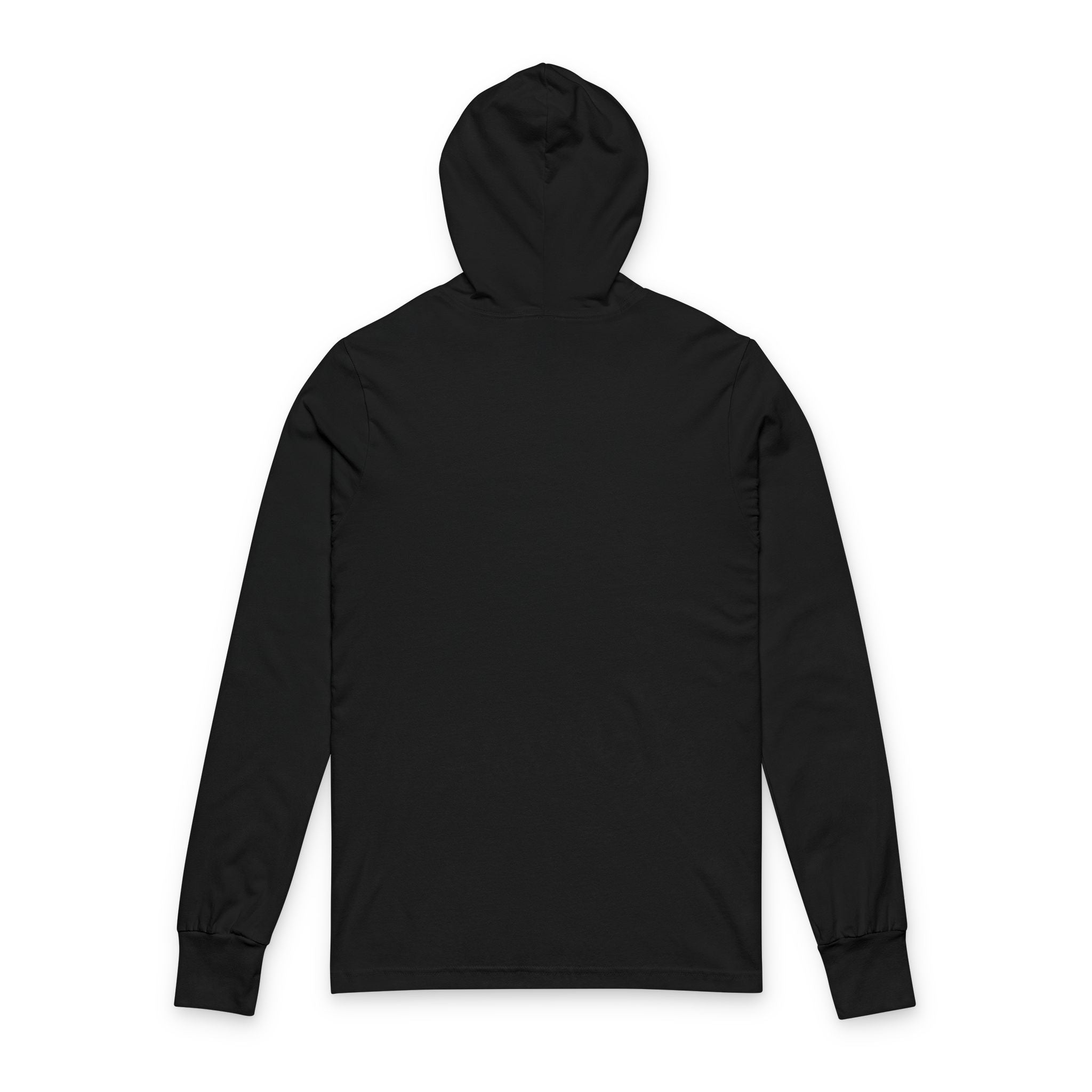 Unisex Hooded Tee: Sporty Long Sleeve Shirt for Active Lifestyle, Perfect for Gym, Casual Wear, and Outdoor Activities