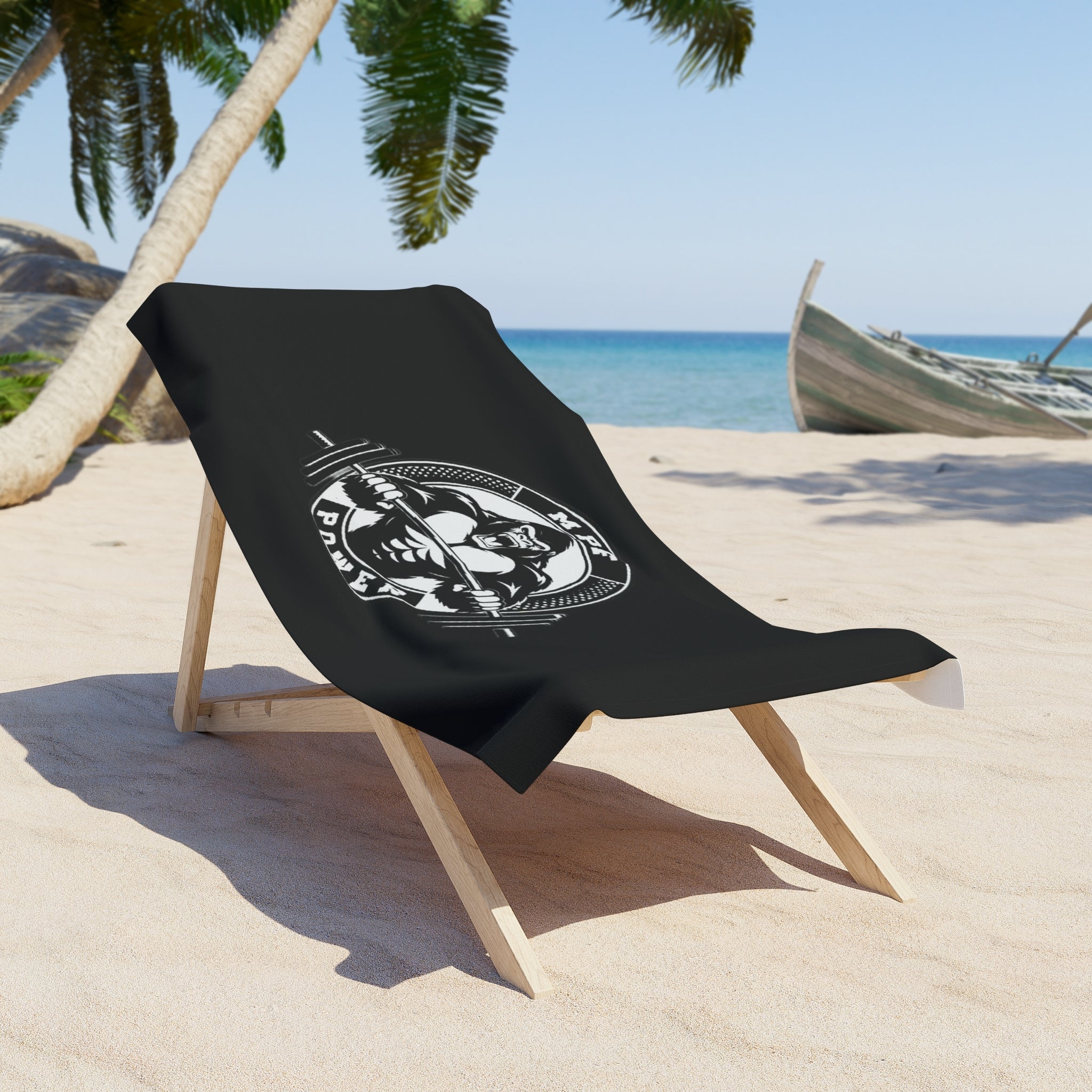 MPF Beach Towel | Fitness Inspiration for Beach Lovers, Weightlifting, Summer Fun, Workout Motivation