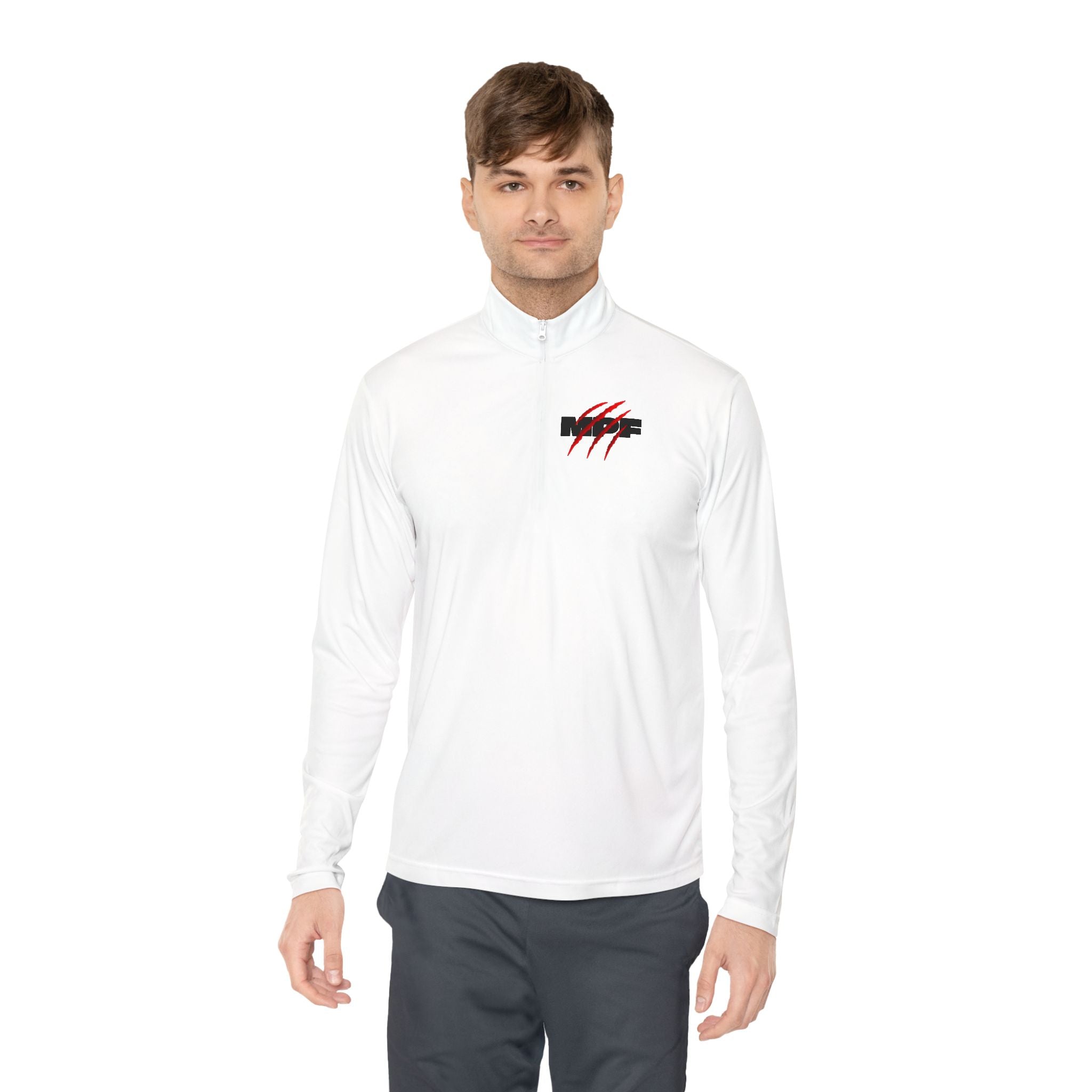 Muscle & Motivational Unisex Quarter-Zip Pullover - Fitness Apparel, Activewear, Workout Gear, Gym Style, Trendy Exercise Hoodie