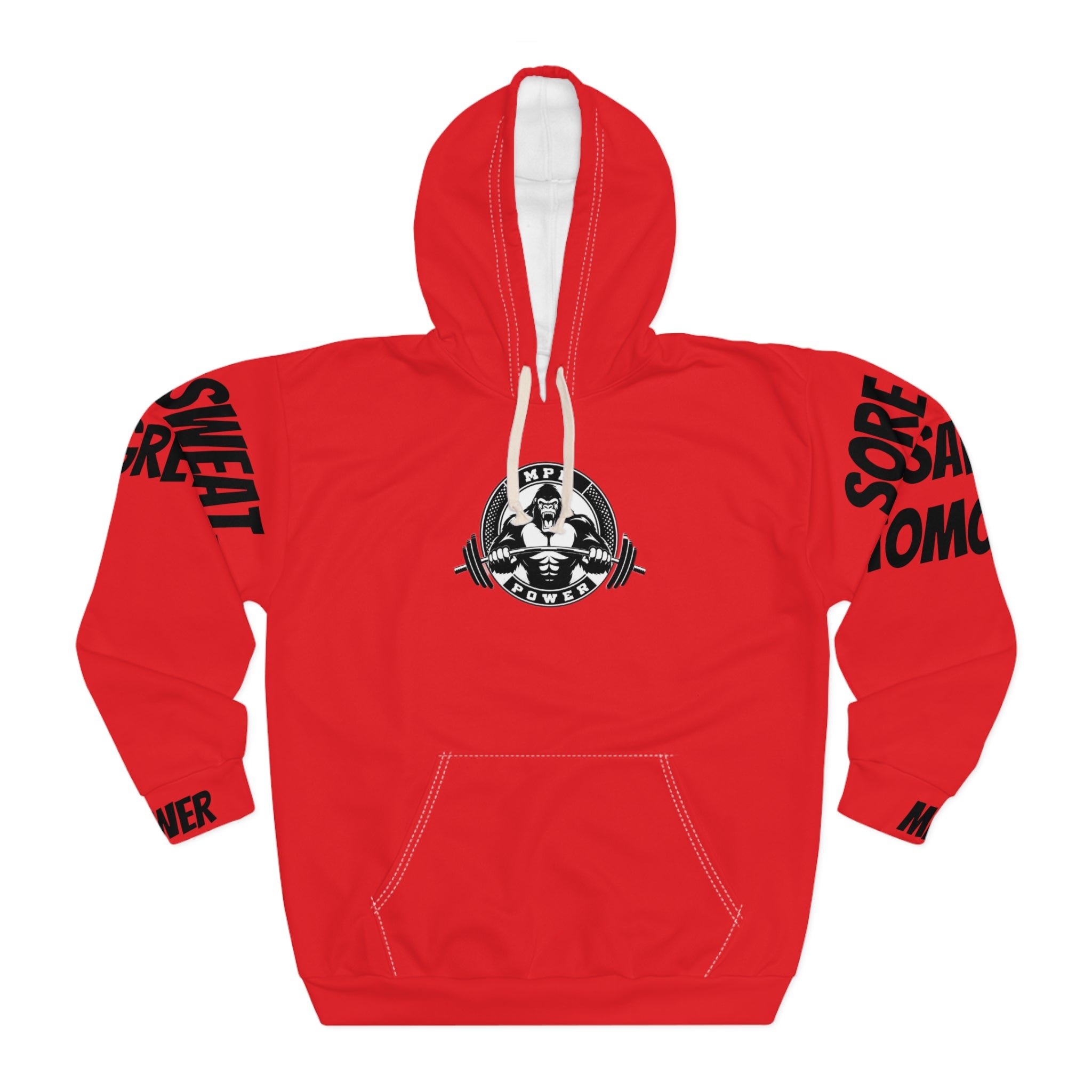 PR Hoodie | Fitness, Gym, Weightlifting, Unisex, Activewear, Training
