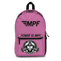Pink Backpack, Gym Bag, Workout Pack, Fitness Gear, Strength Training Tote
