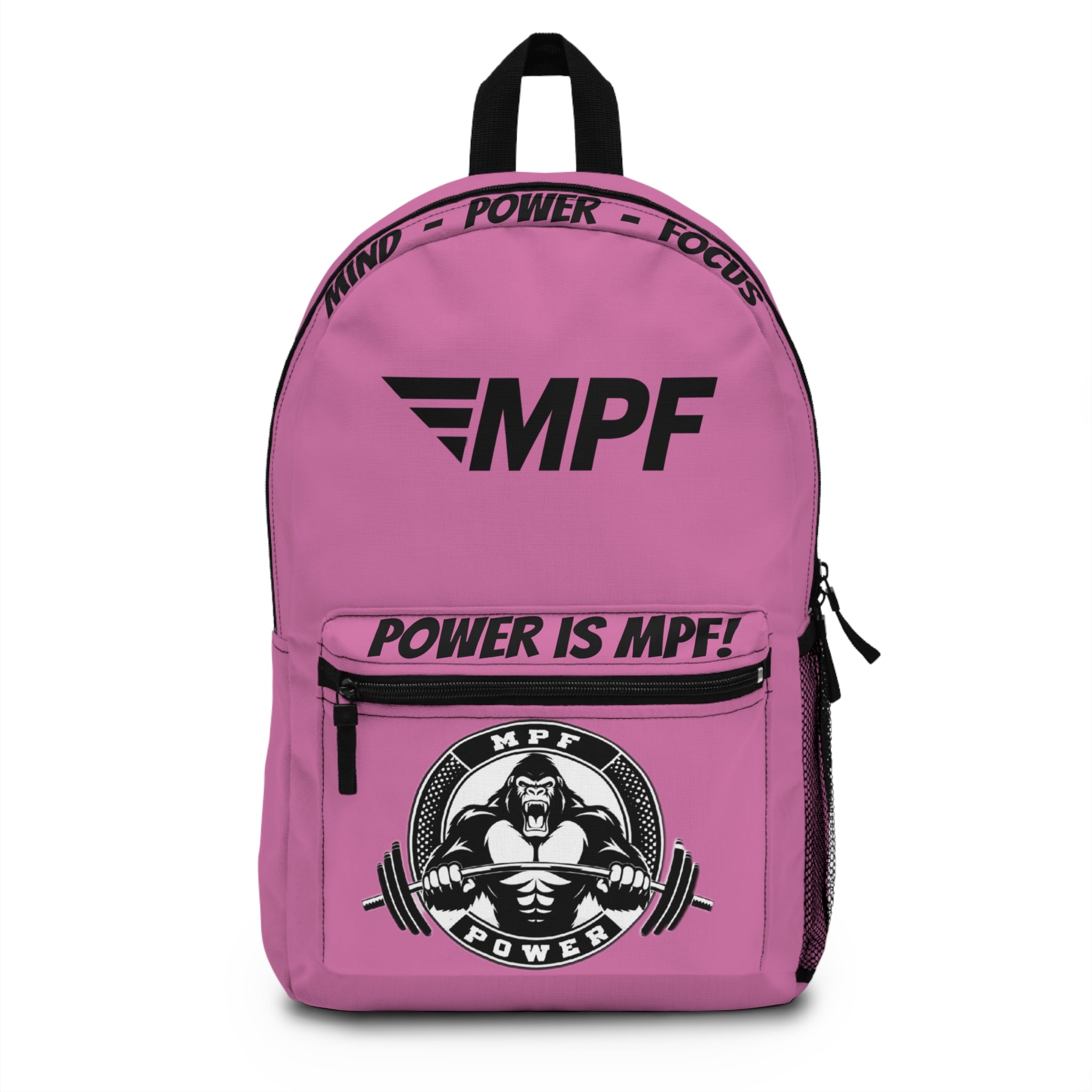 Pink Backpack, Gym Bag, Workout Pack, Fitness Gear, Strength Training Tote