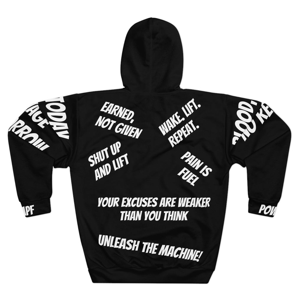PR Hoodie | Fitness, Gym, Weightlifting, Unisex, Activewear, Training